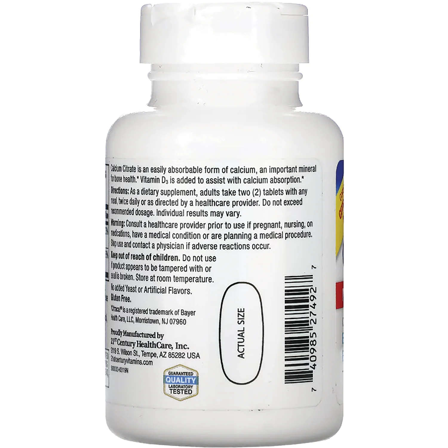 Calcium Citrate + D3 Maximum - Image 3
