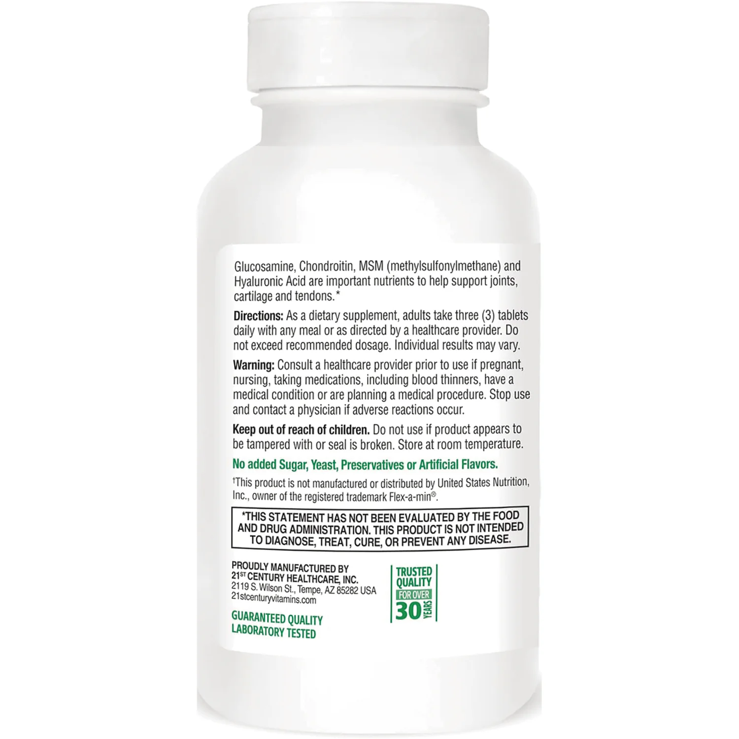 Glucosamine & Chondroitin Plus Hyaluronic Acid + MSM - Image 3