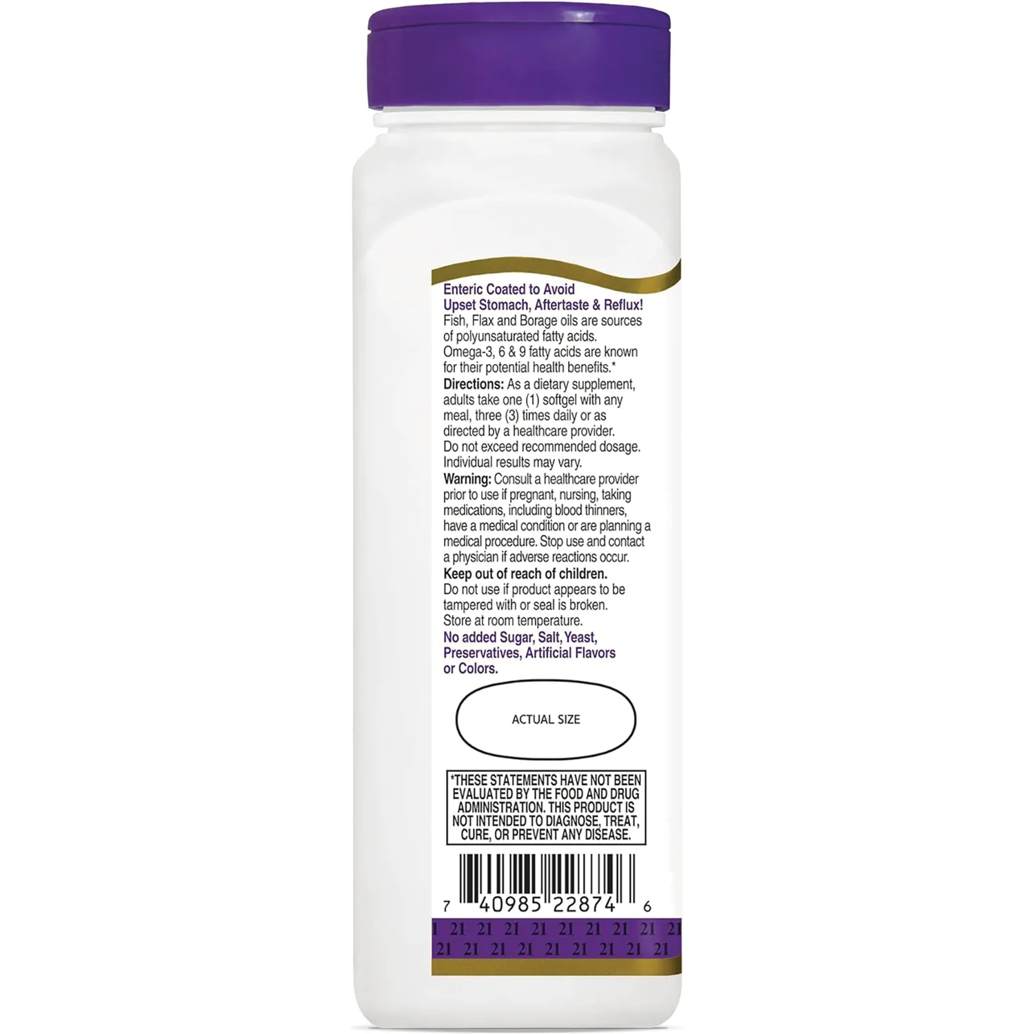 Reflux Free Triple Omega Complex 3-6-9 - Image 3