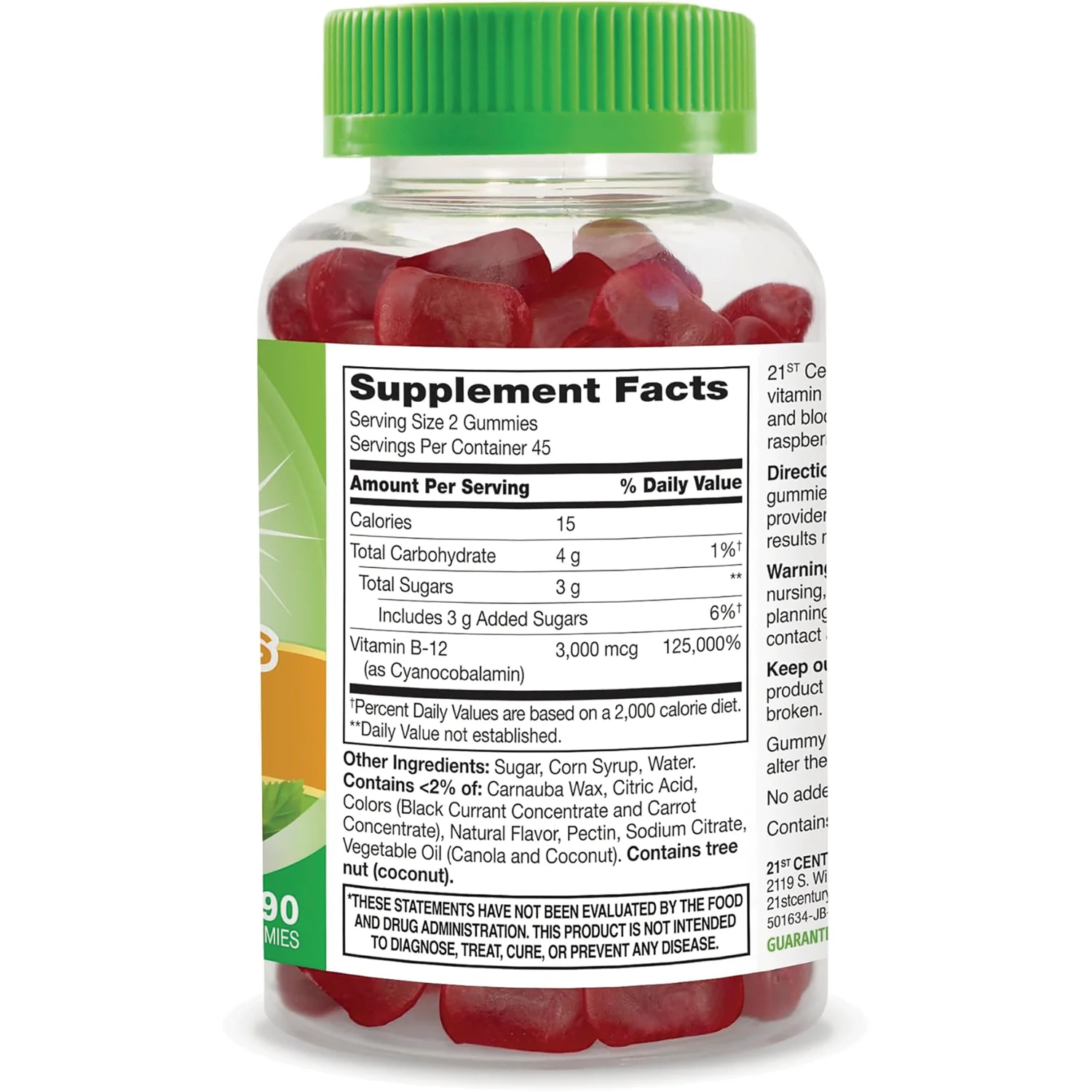 VitaJoy Gummies Extra Strength B-12 - Raspberry - Image 2