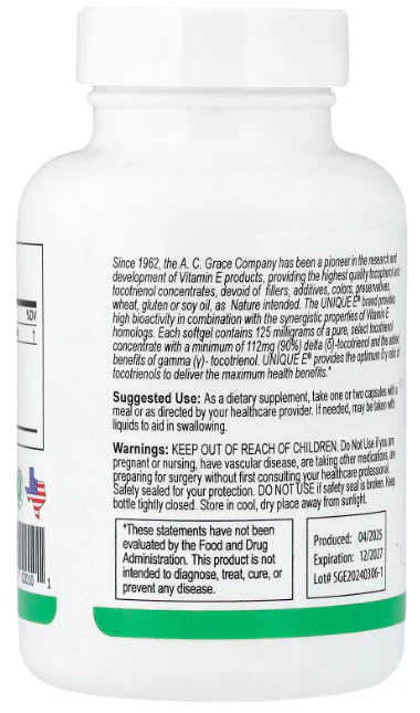 Unique E High Delta Select Tocotrienol Concentrate - Image 3