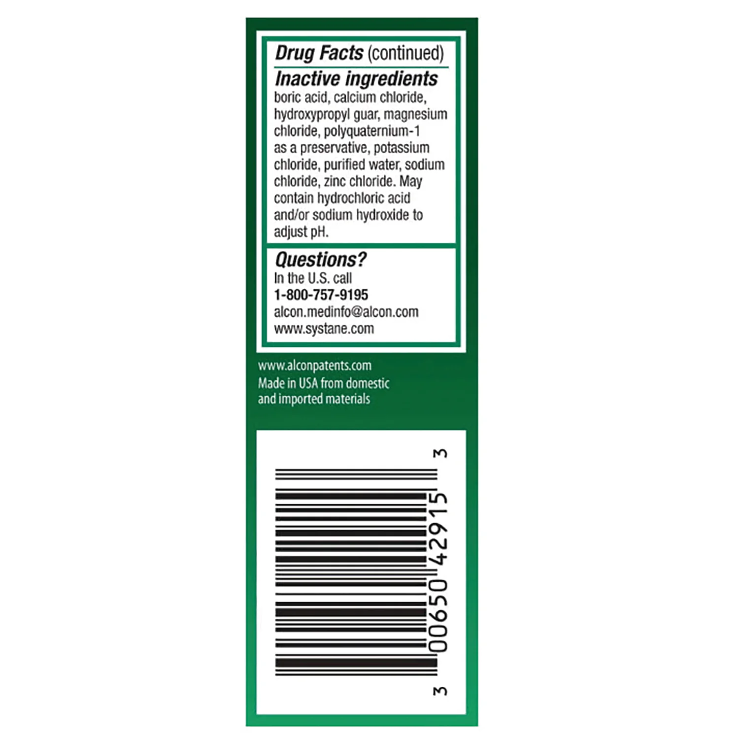 Systane Lubricant Eye Drops - Long Lasting - Image 3