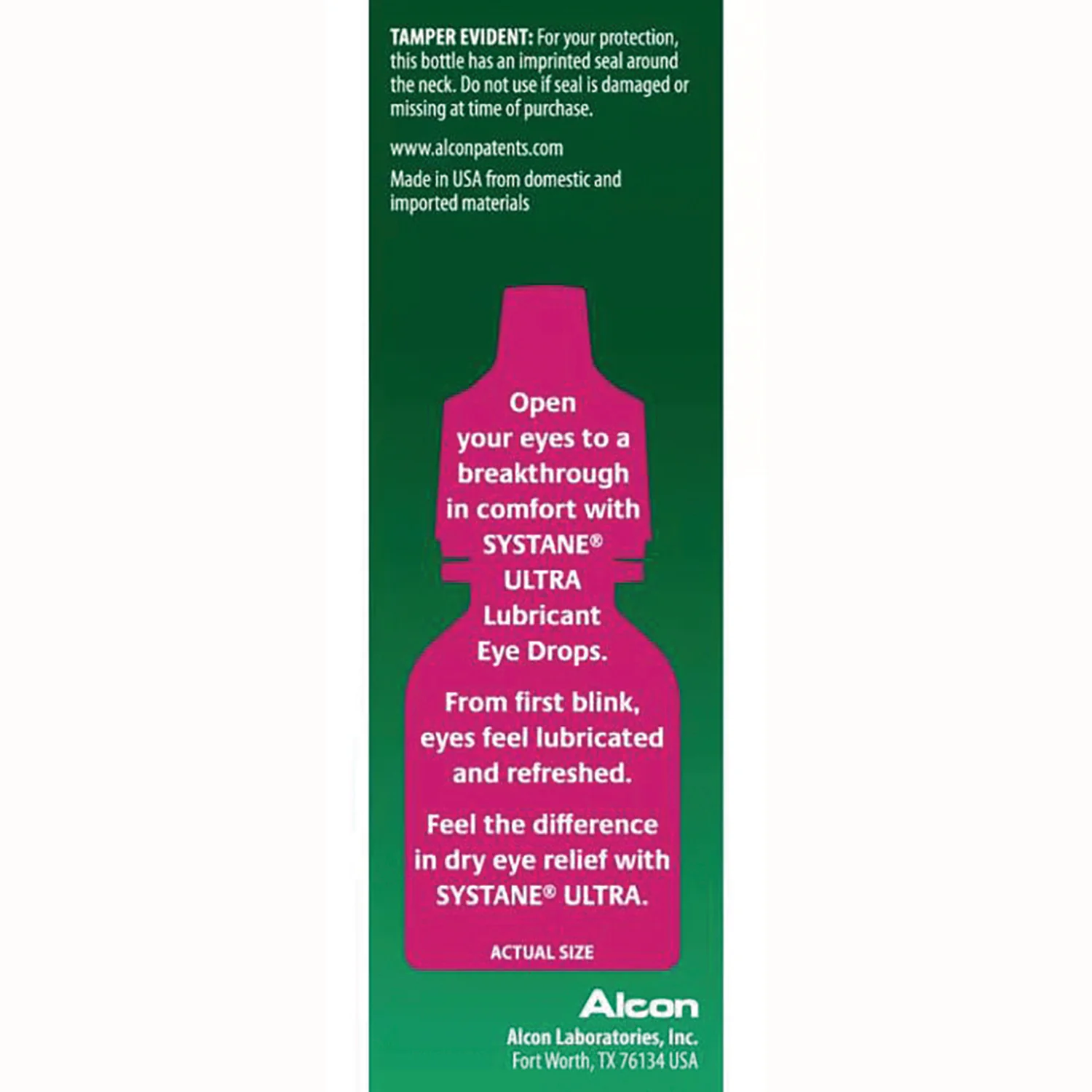 Systane Ultra Lubricant Eye Drops - High Performance - Image 4