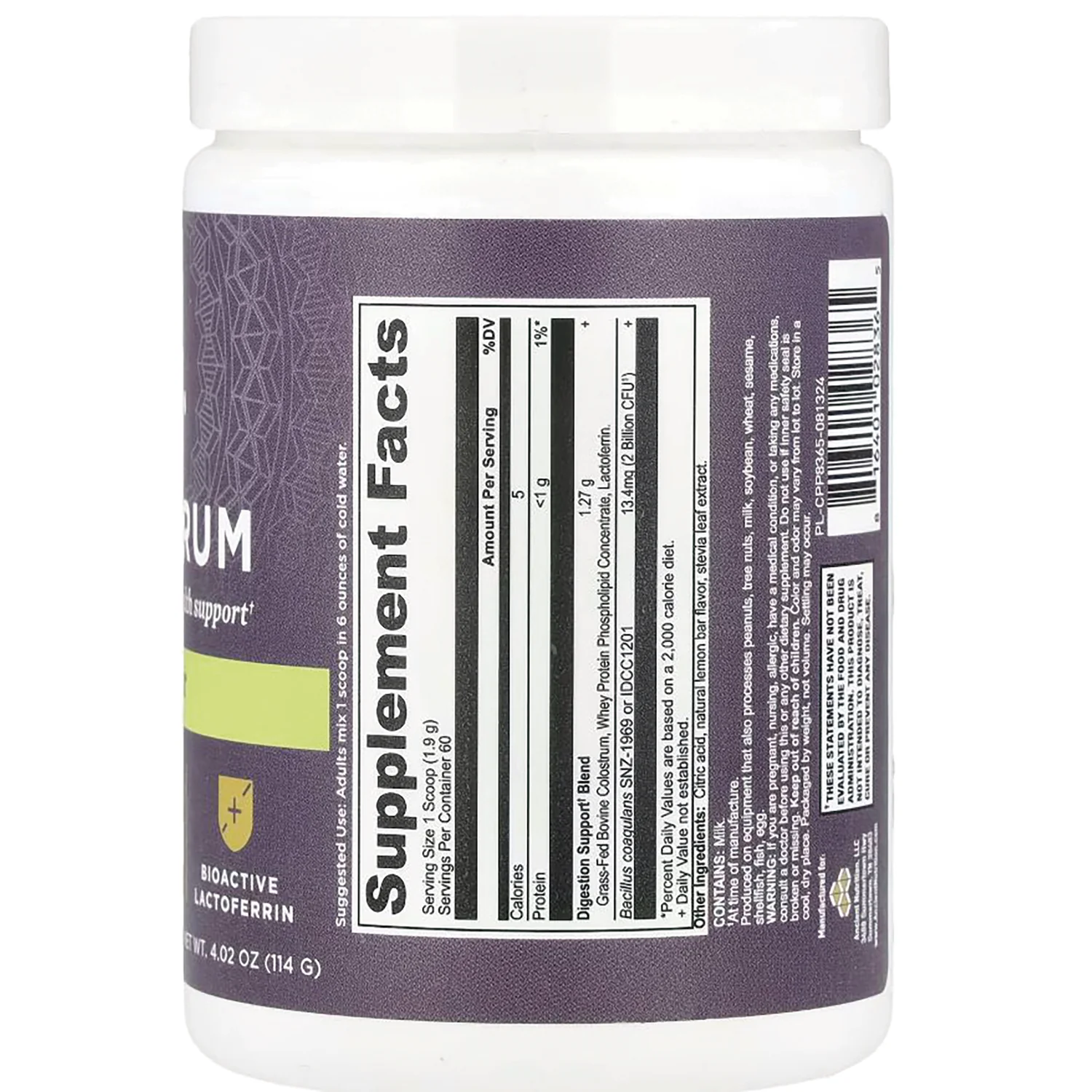 Colostrum - Lemon Bar - Image 2