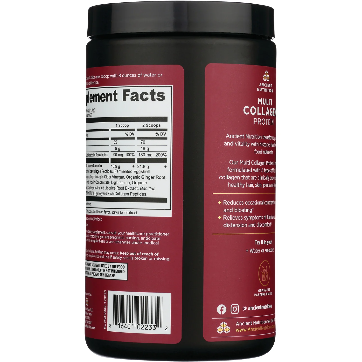 Multi Collagen Protein Gut Restore - Lemon Ginger - Image 3