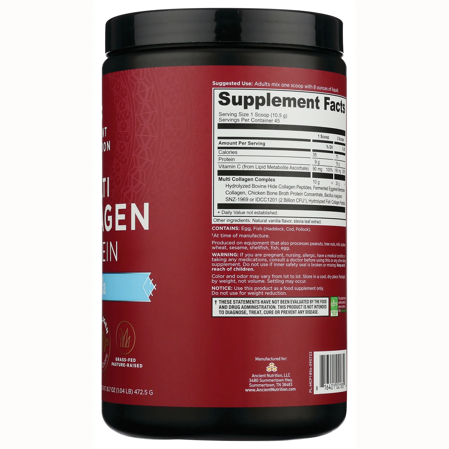 Multi Collagen Protein - Vanilla - Image 2