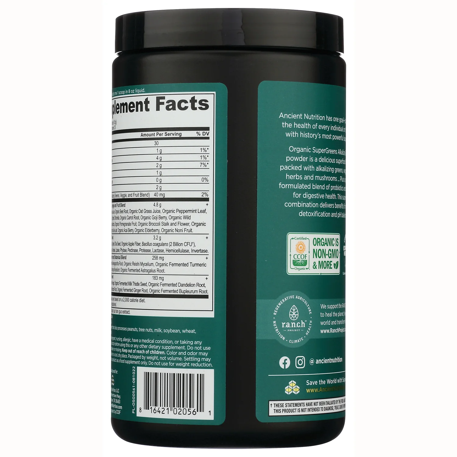 Organic Super Greens Alkalize & Detox - Image 3