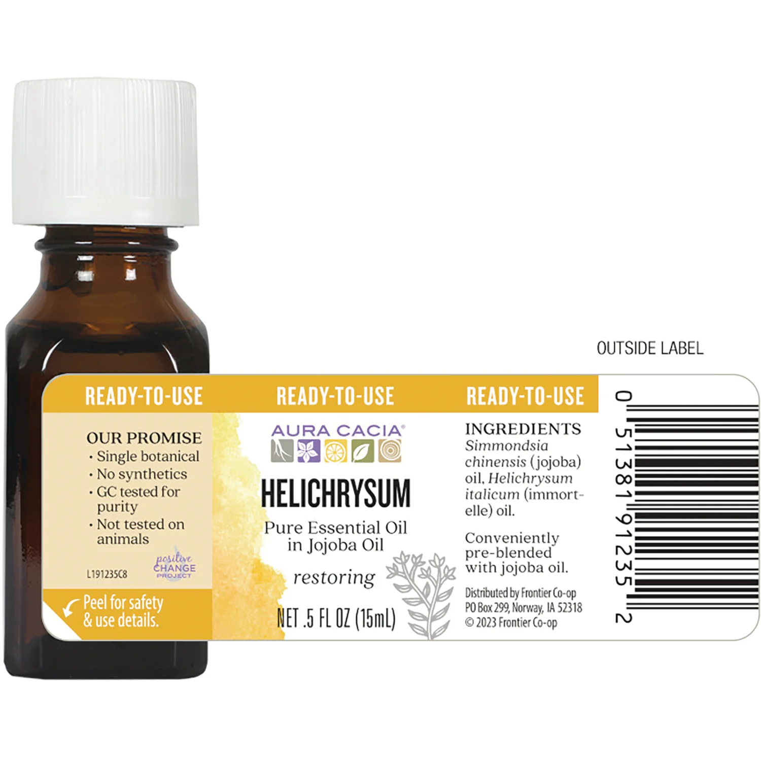 Helichrysum Pure Essential Oil in Jojoba Oil - Image 2