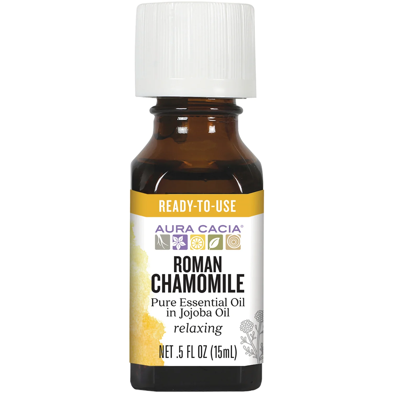 Roman Chamomile Pure Essential Oil in Jojoba Oil