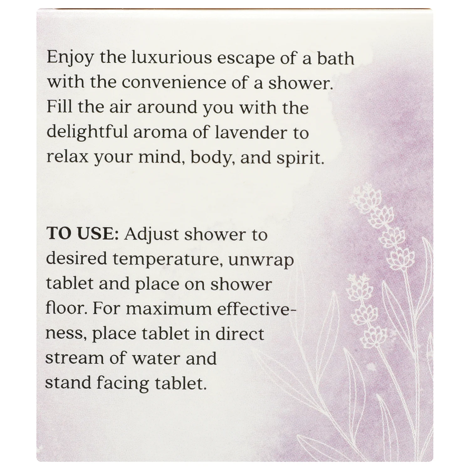 Aromatherapy Shower Tablets - Lavender - Image 3