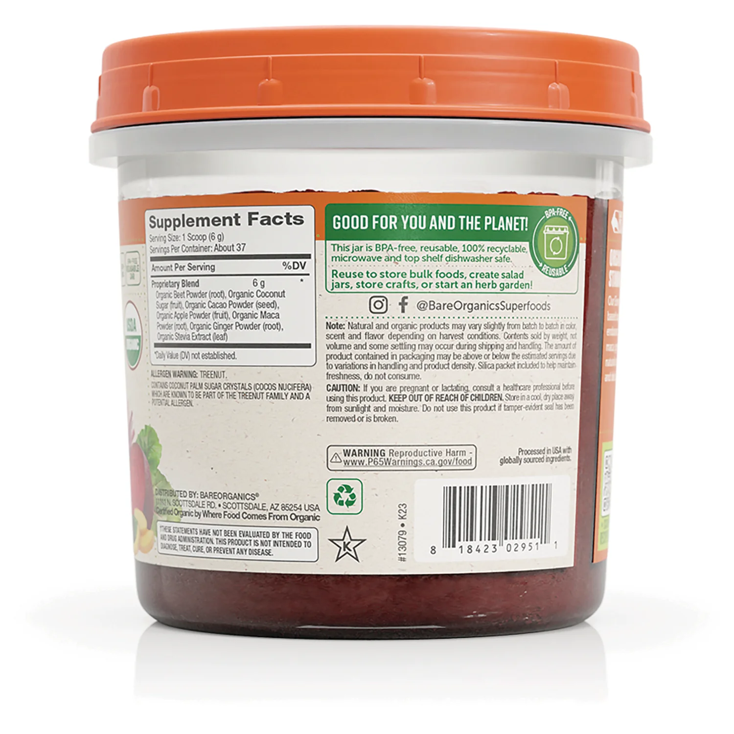 Organic Energy & Stamina Blend Powder - Image 2