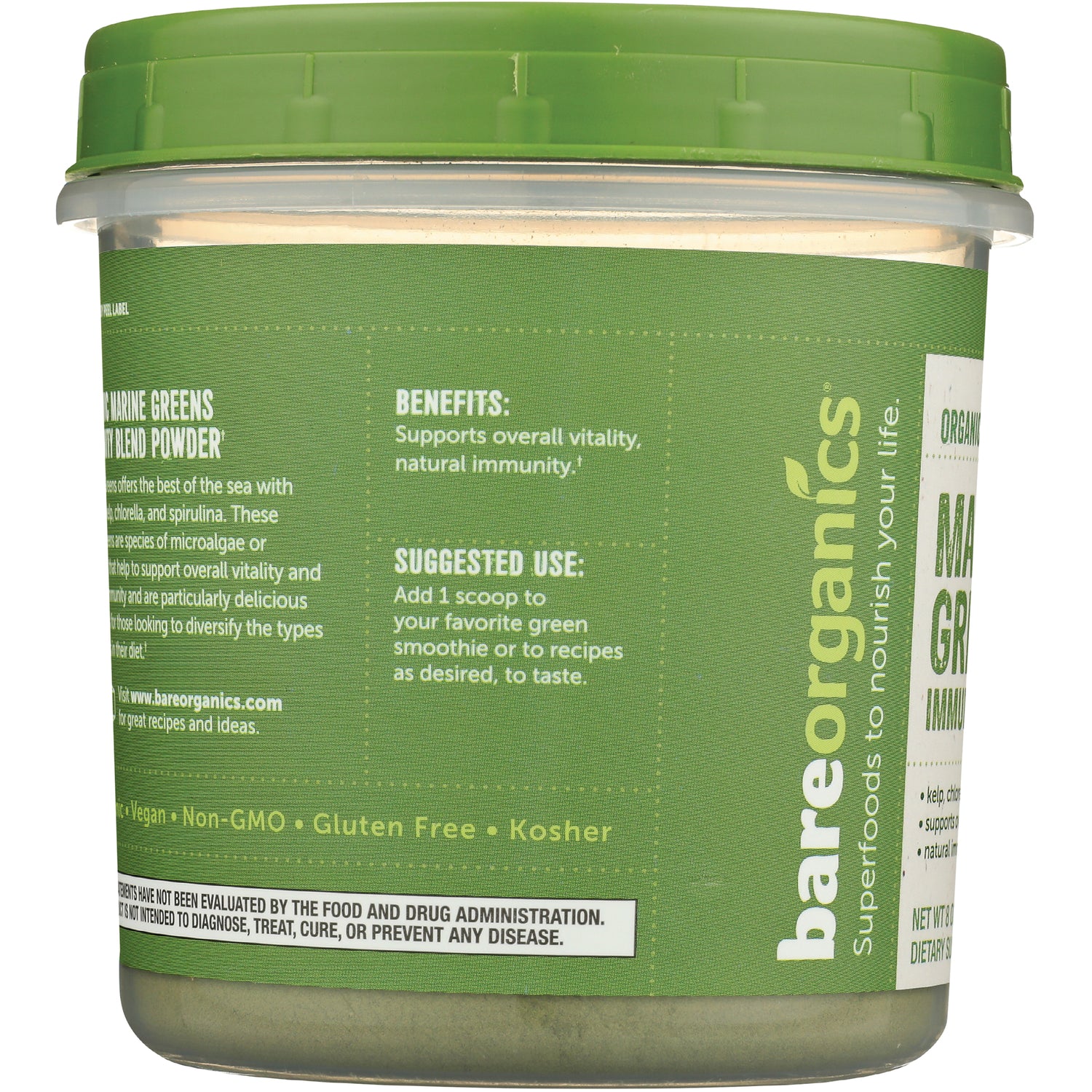 Organic Marine Super Greens Powder - Image 3