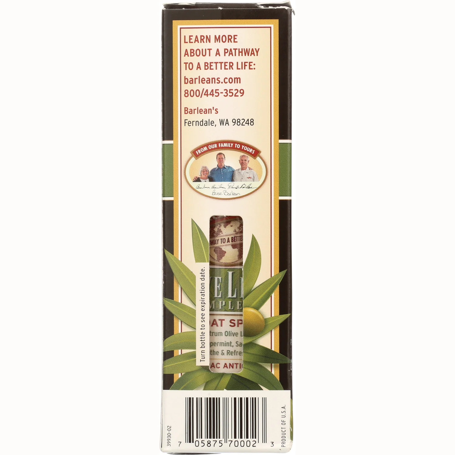 Olive Leaf Complex Throat Spray - Peppermint - Image 4