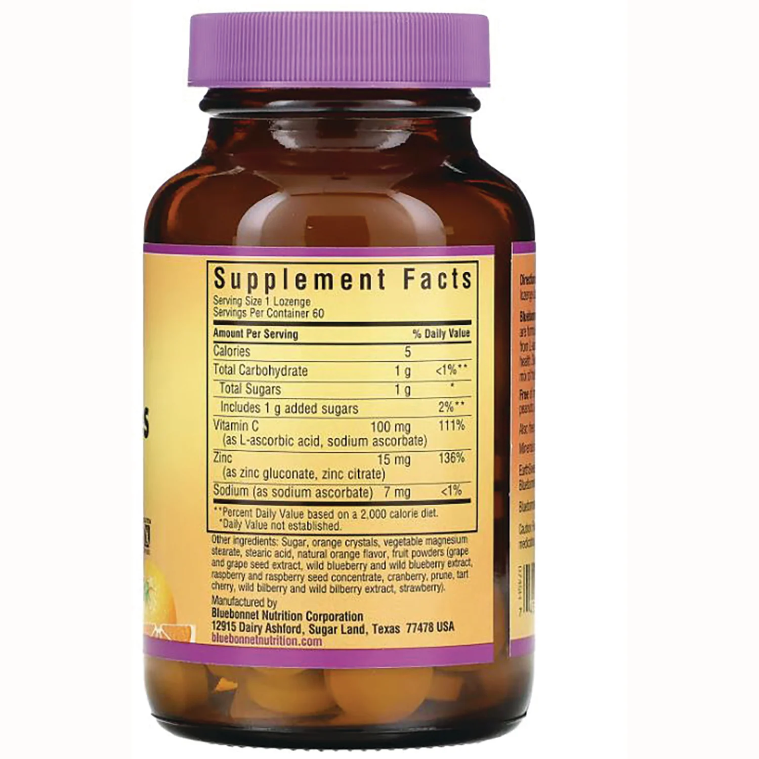 EarthSweet Zinc Lozenges - Orange - Image 2
