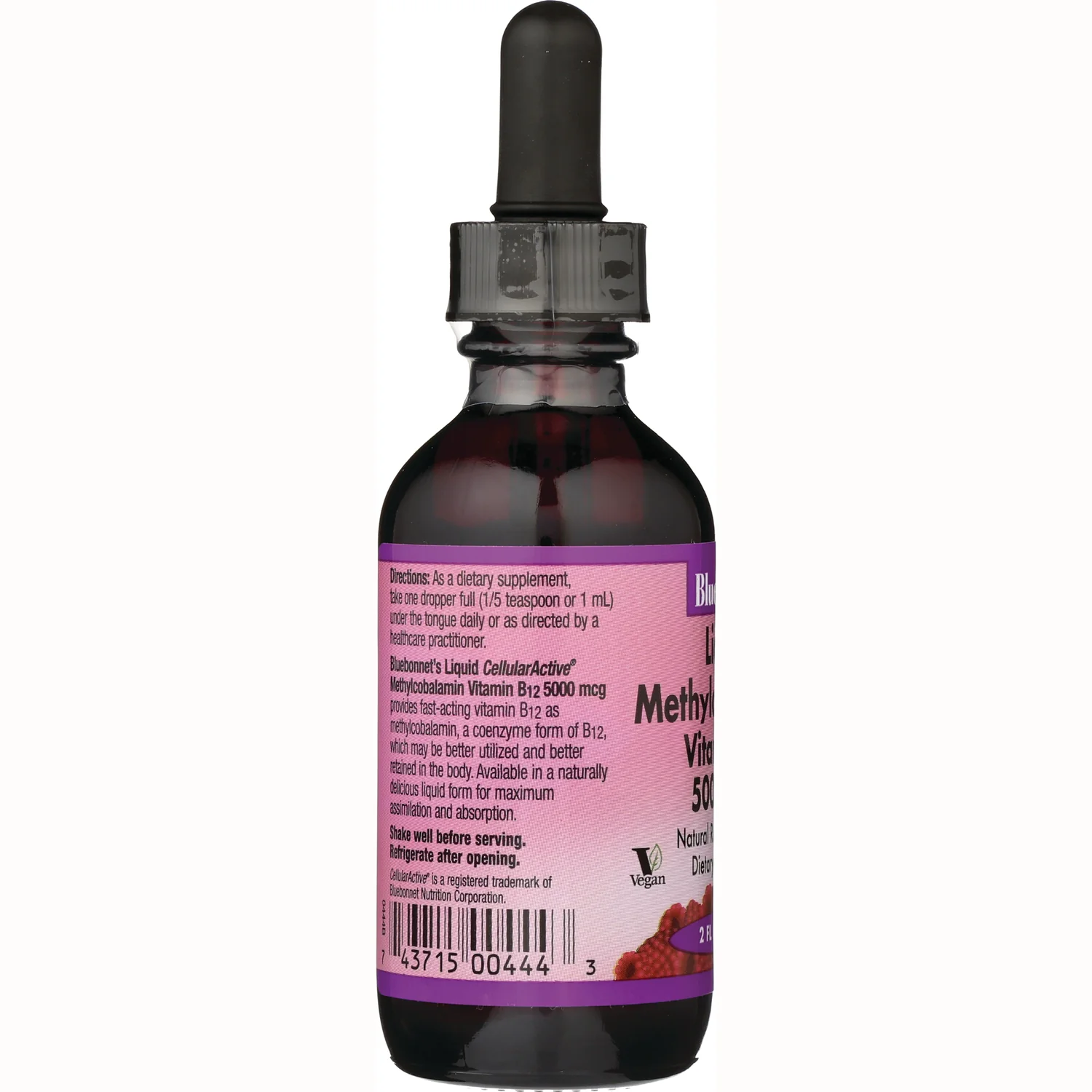 Liquid Methylcobalamin Vitamin B12 - Raspberry - Image 3