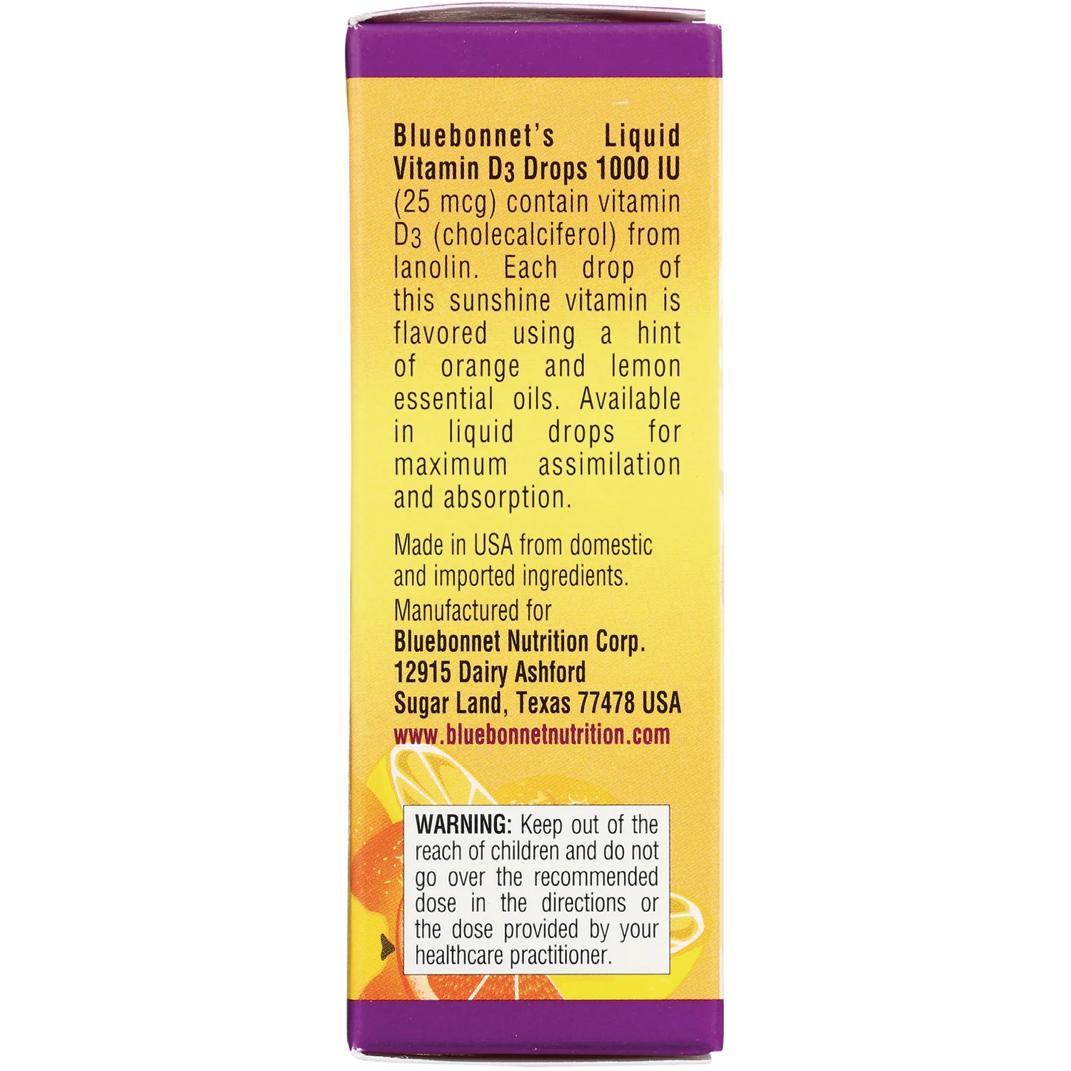 Liquid Vitamin D3 Drops - Citrus - Image 3