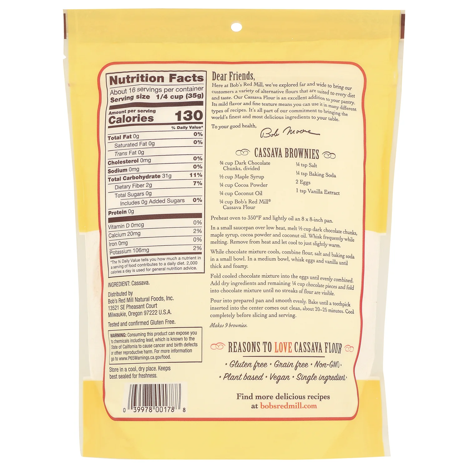 Grain Free Cassava Flour - Image 2