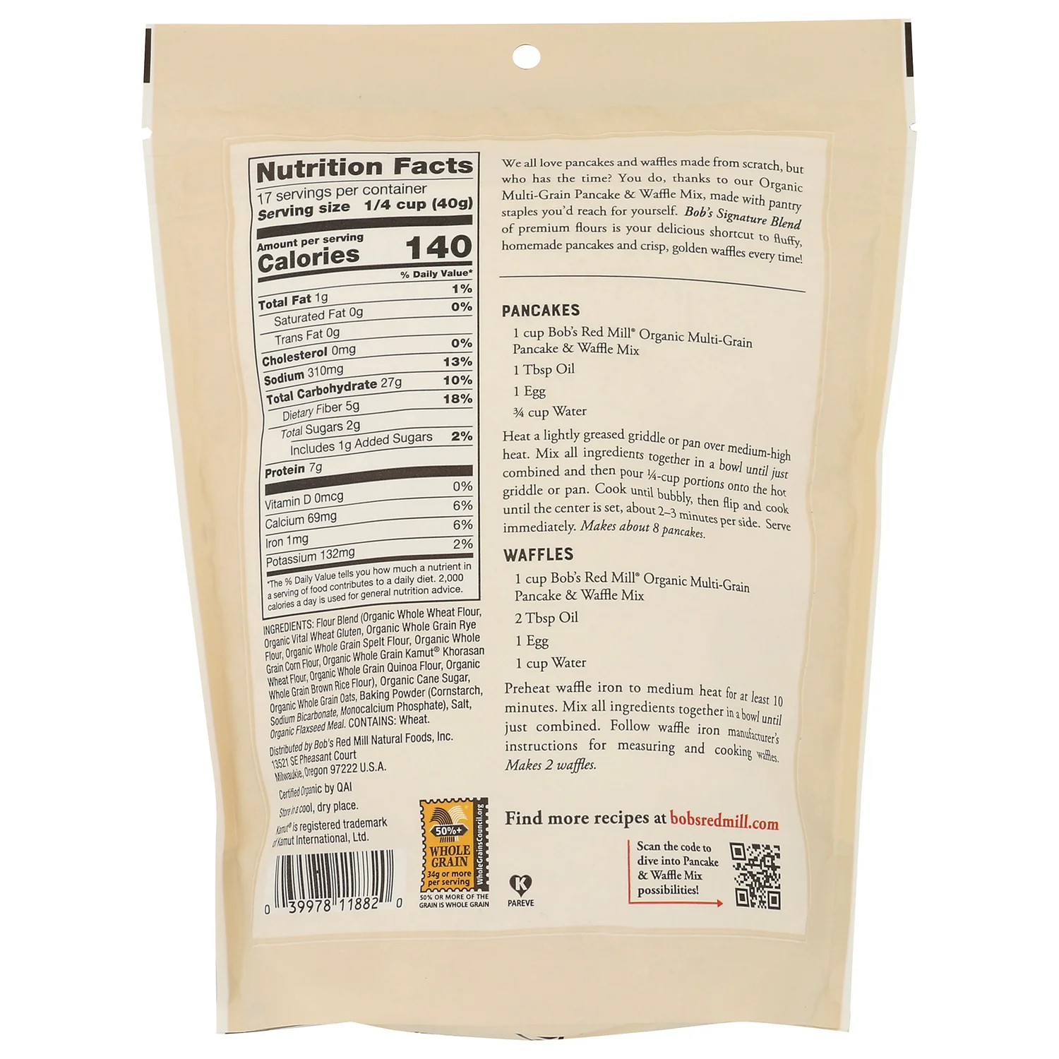 Multi-Grain Pancake & Waffle Mix Mix - Image 2