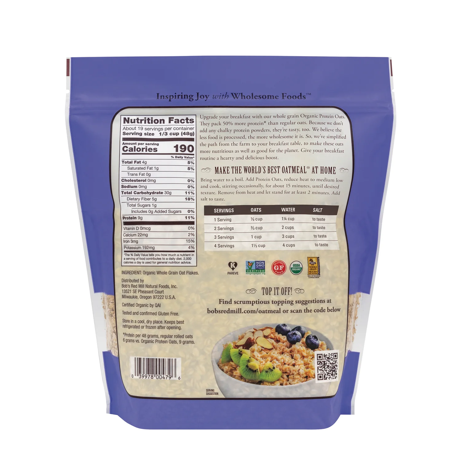 Organic Protein Oats - Image 2
