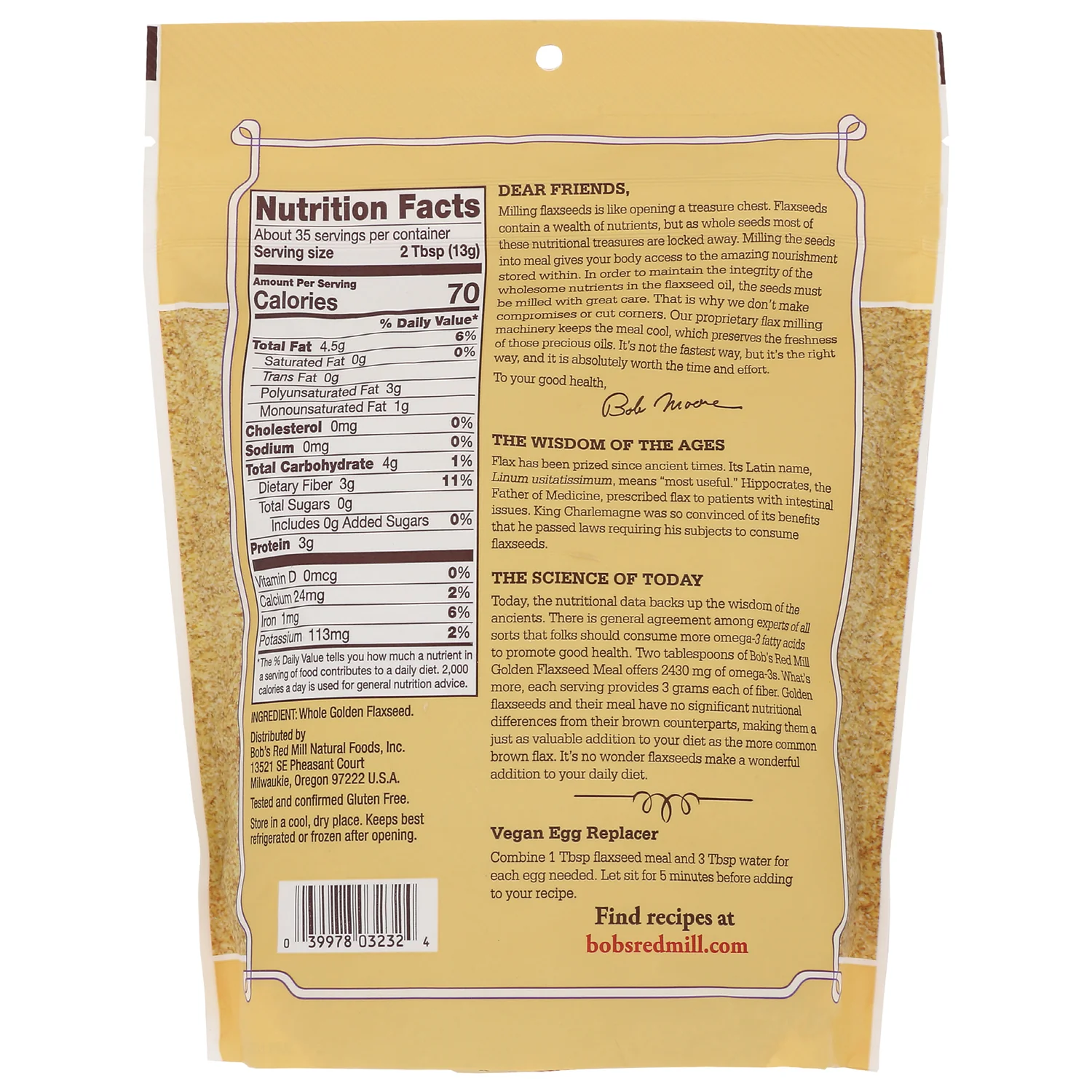 Premium Golden Flaxseed Meal - Image 2