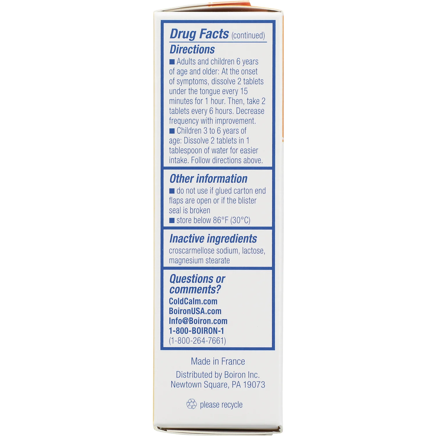ColdCalm Meltaway Tablets - Unflavored - Image 3