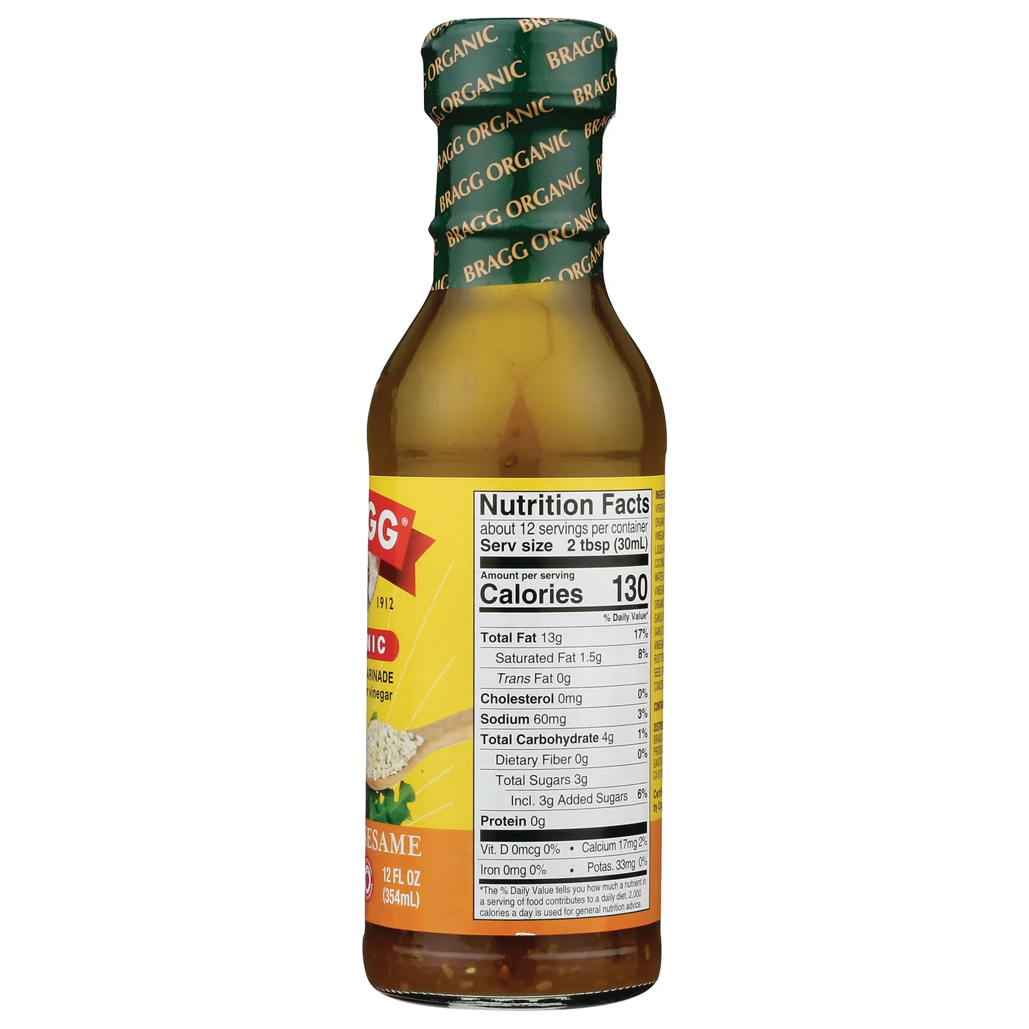 Organic Ginger & Sesame Dressing & Marinade - Image 2