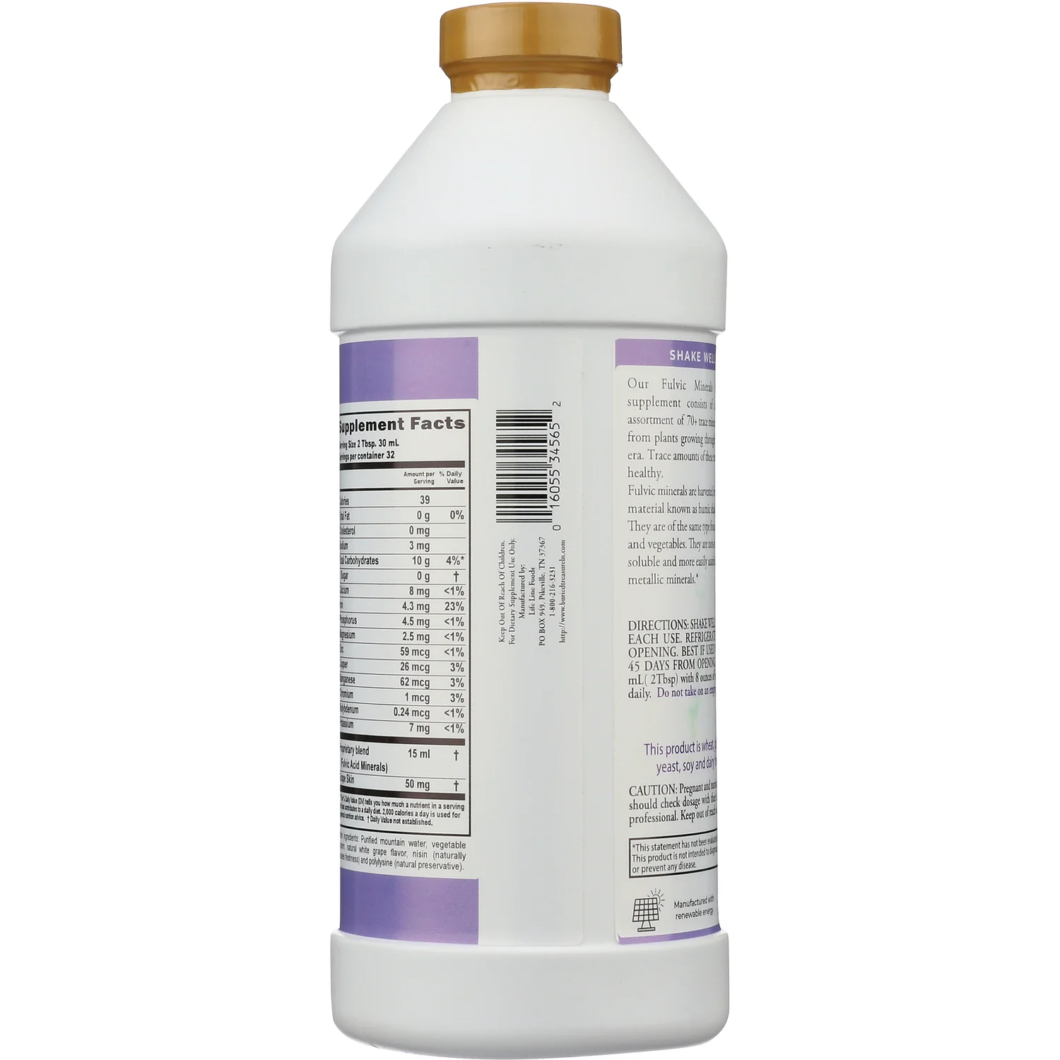 Liquid Advantage Fulvic Mineral - Grape - Image 4