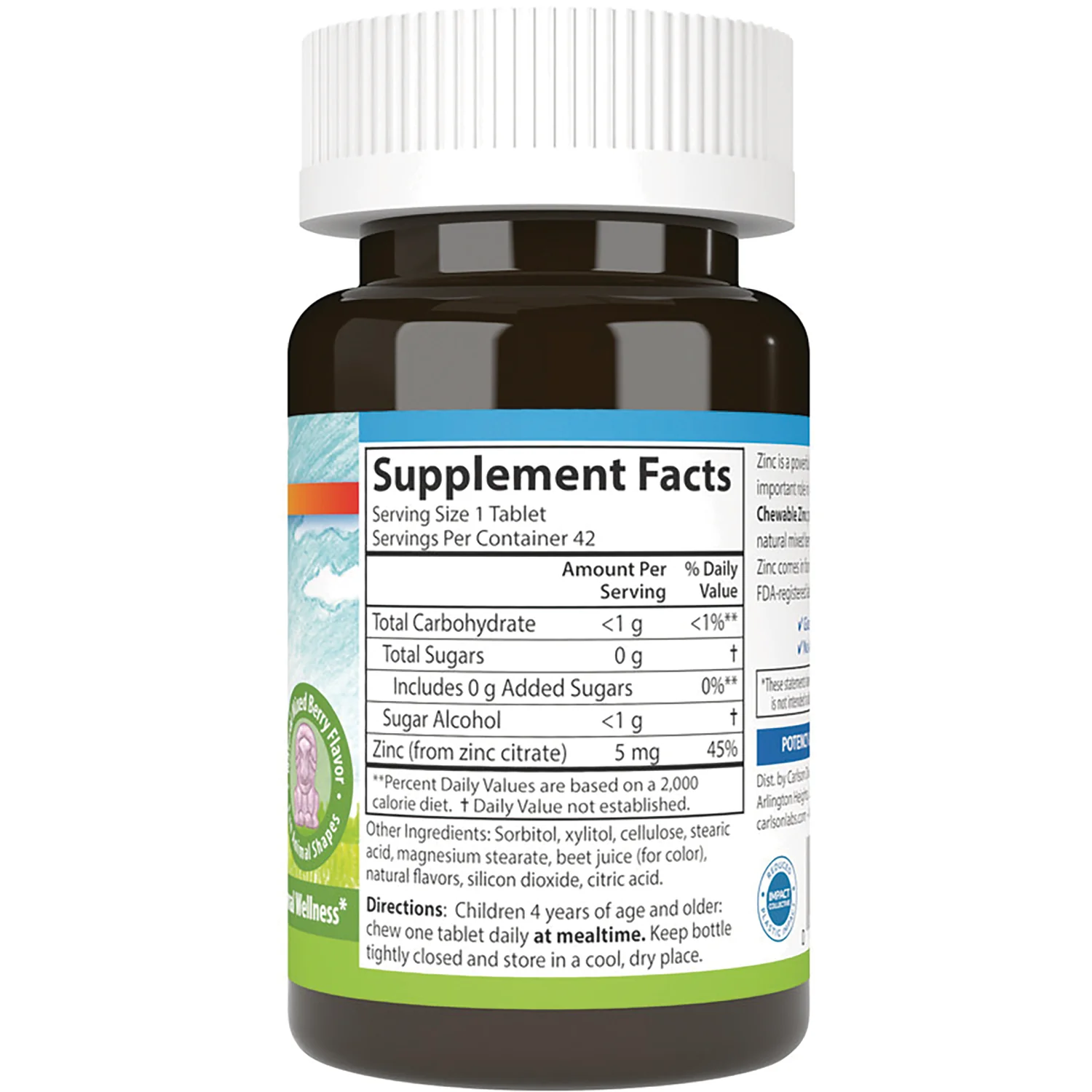 Kid's Chewable Zinc - Mixed Berry - Image 2