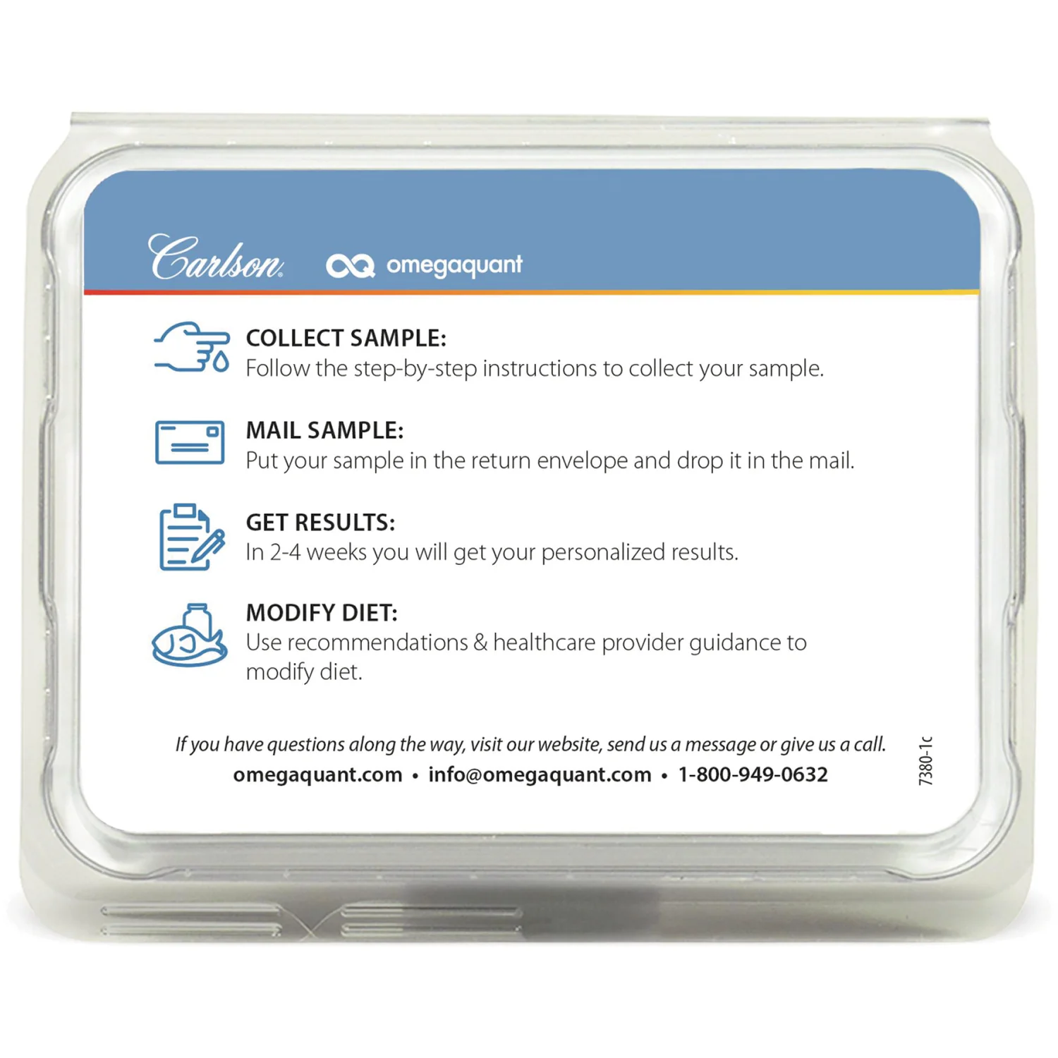 Omega 3 Test kit - Image 2