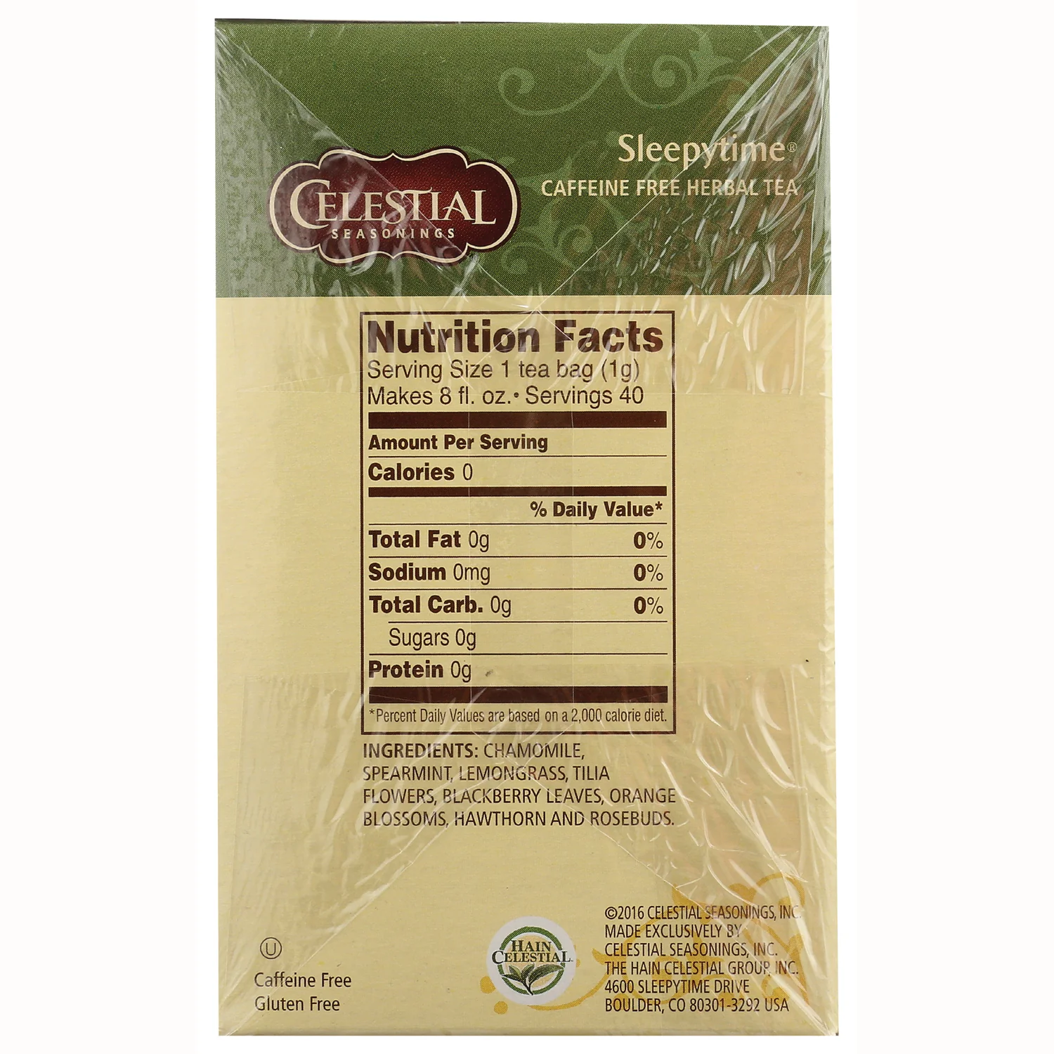 Herbal Tea Classic Sleepytime - Caffeine Free - Image 2