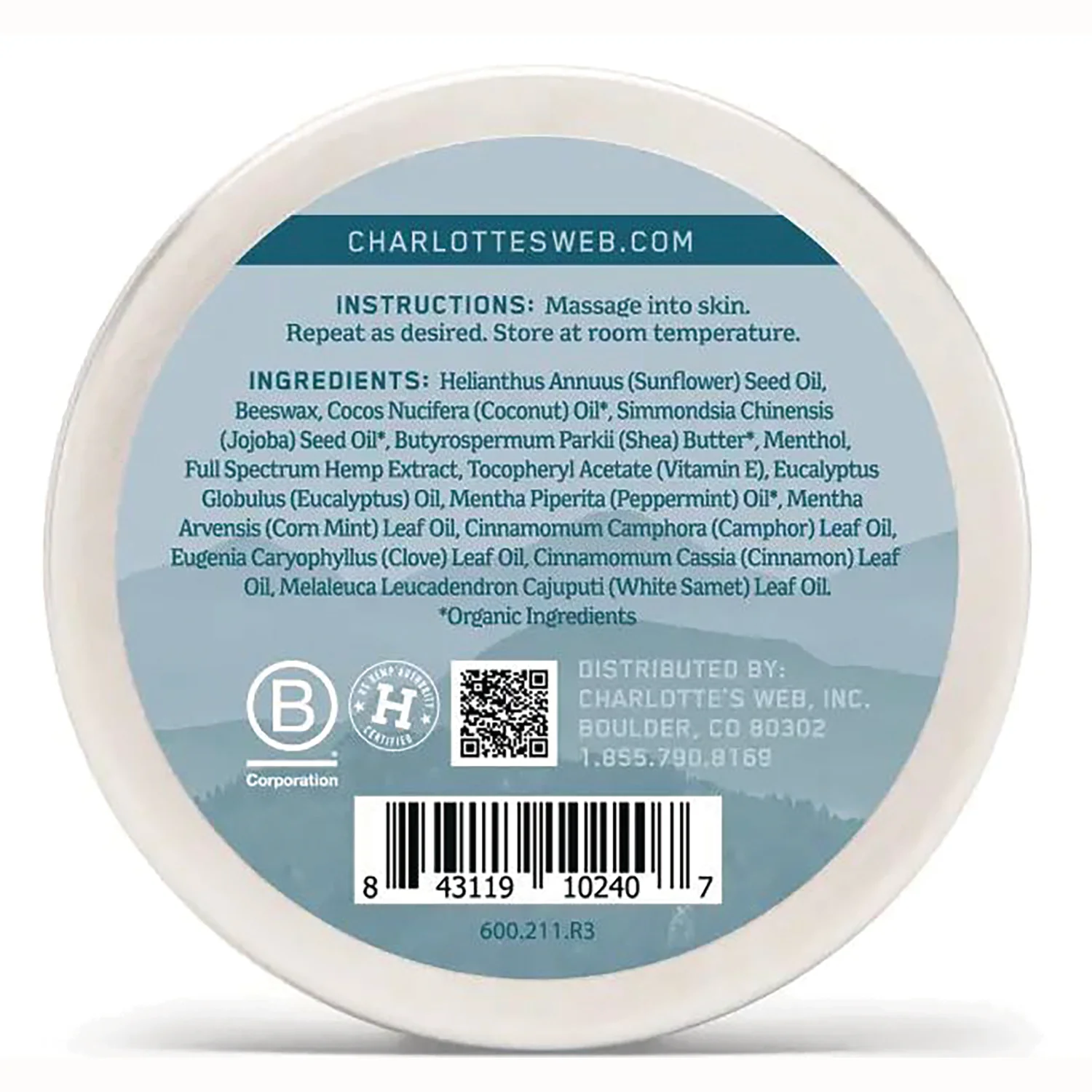 Full Spectrum Hemp Extract Balm - Image 2