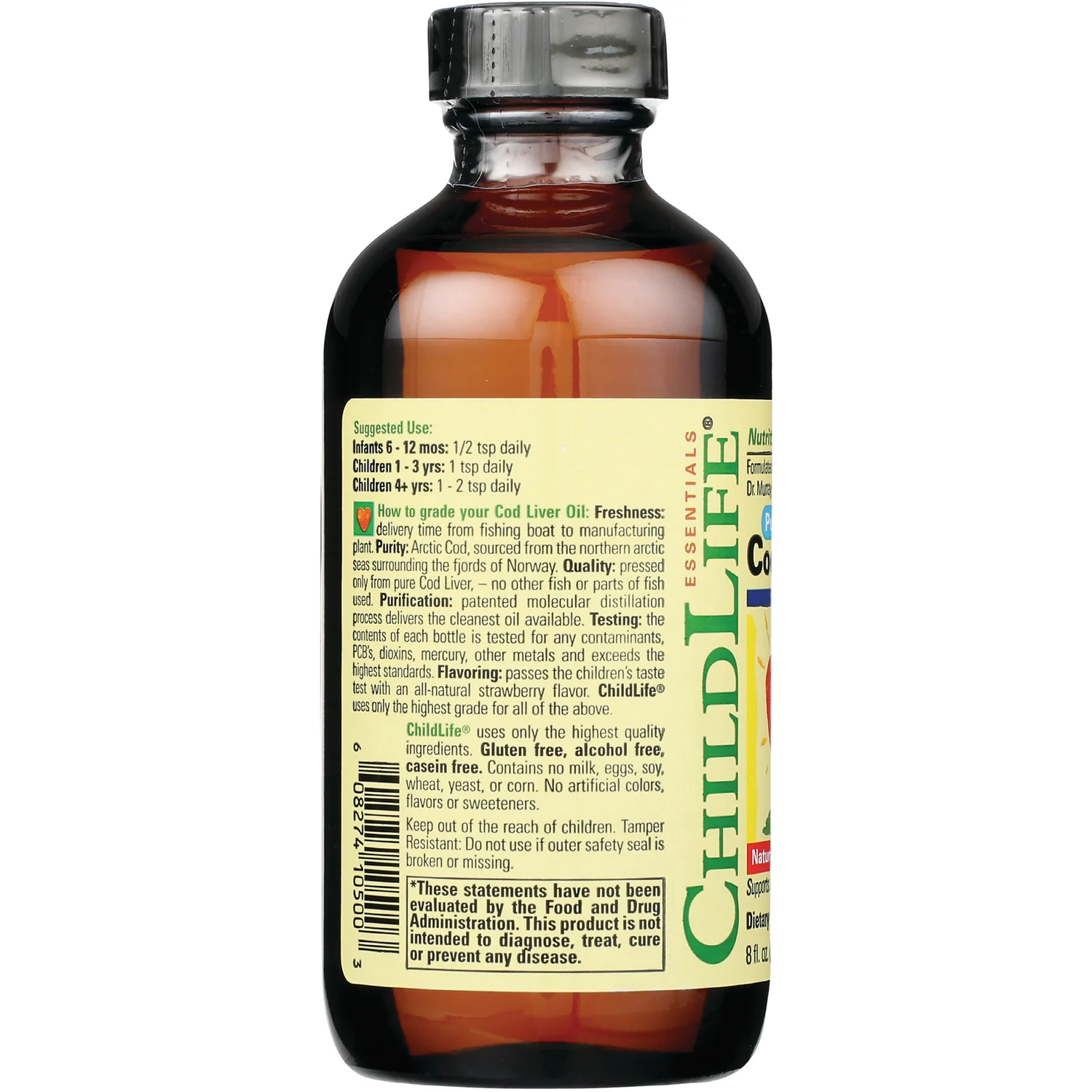 Pure Arctic Cod Liver Oil - Natural Strawberry - Image 4