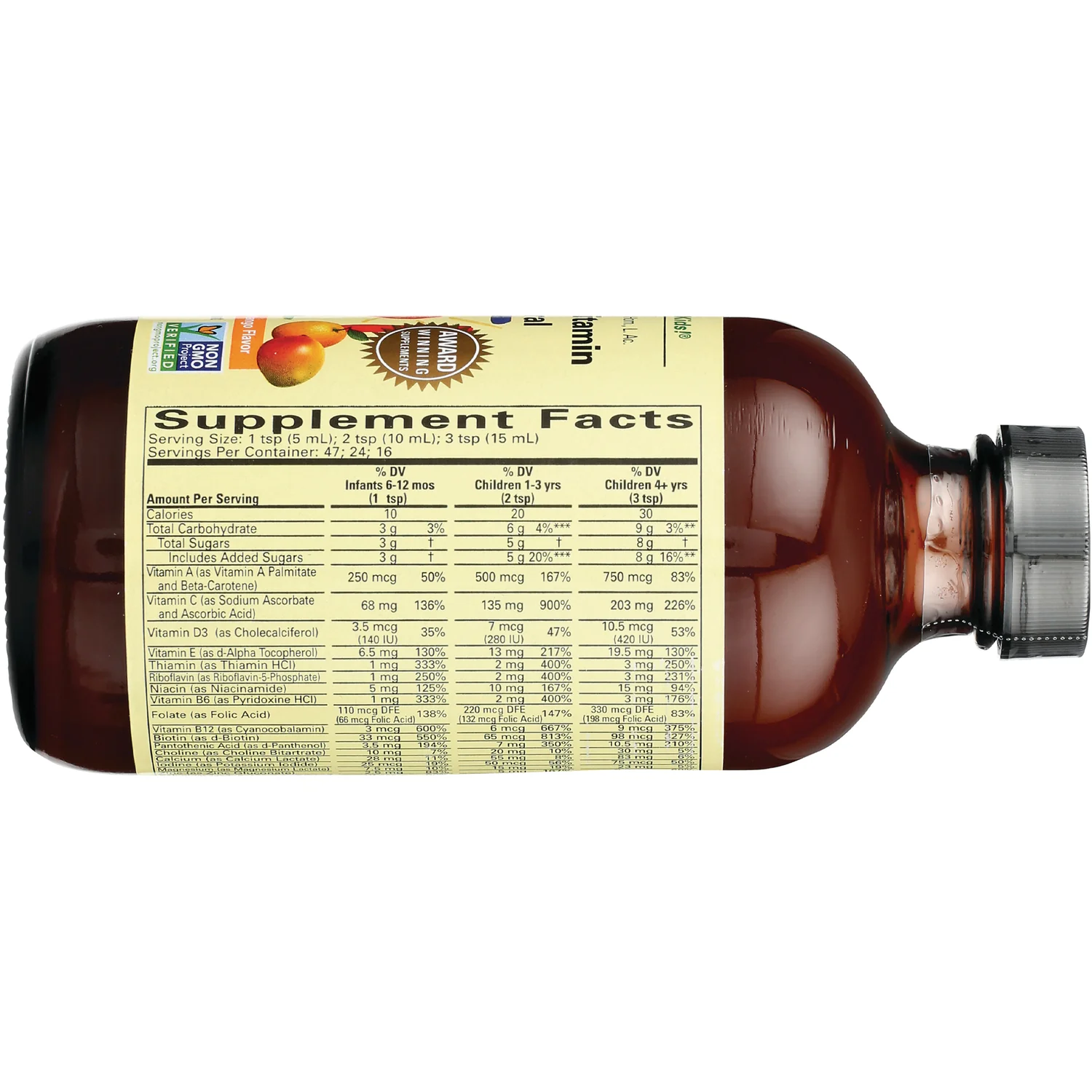 Multi Vitamin and Mineral - Natural Orange/Mango - Image 2