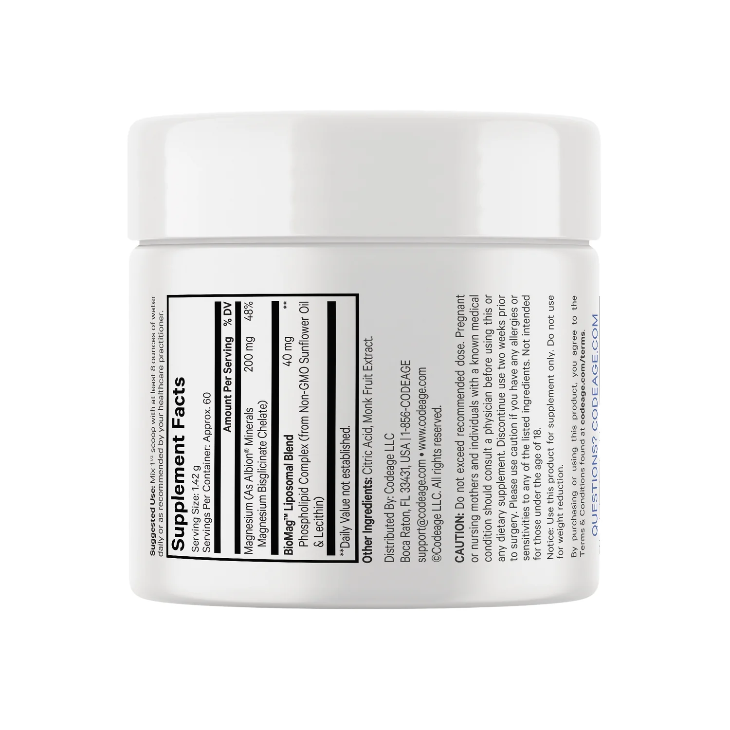 Liposomal Magnesium Glycinate - Unflavored - Image 2