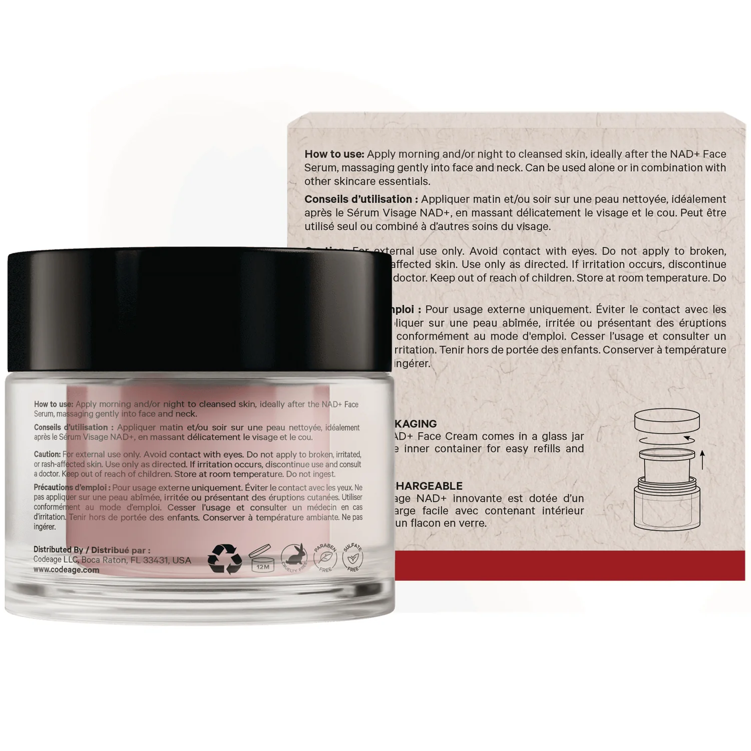 Maison Rouge NAD+ Face Cream - Image 3