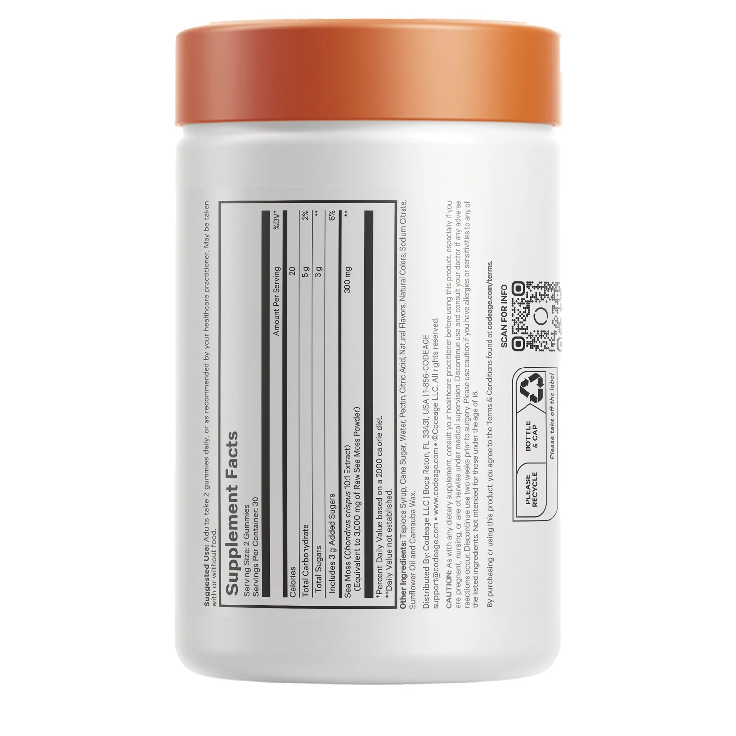 Sea Moss Gummies - Strawberry - Image 2