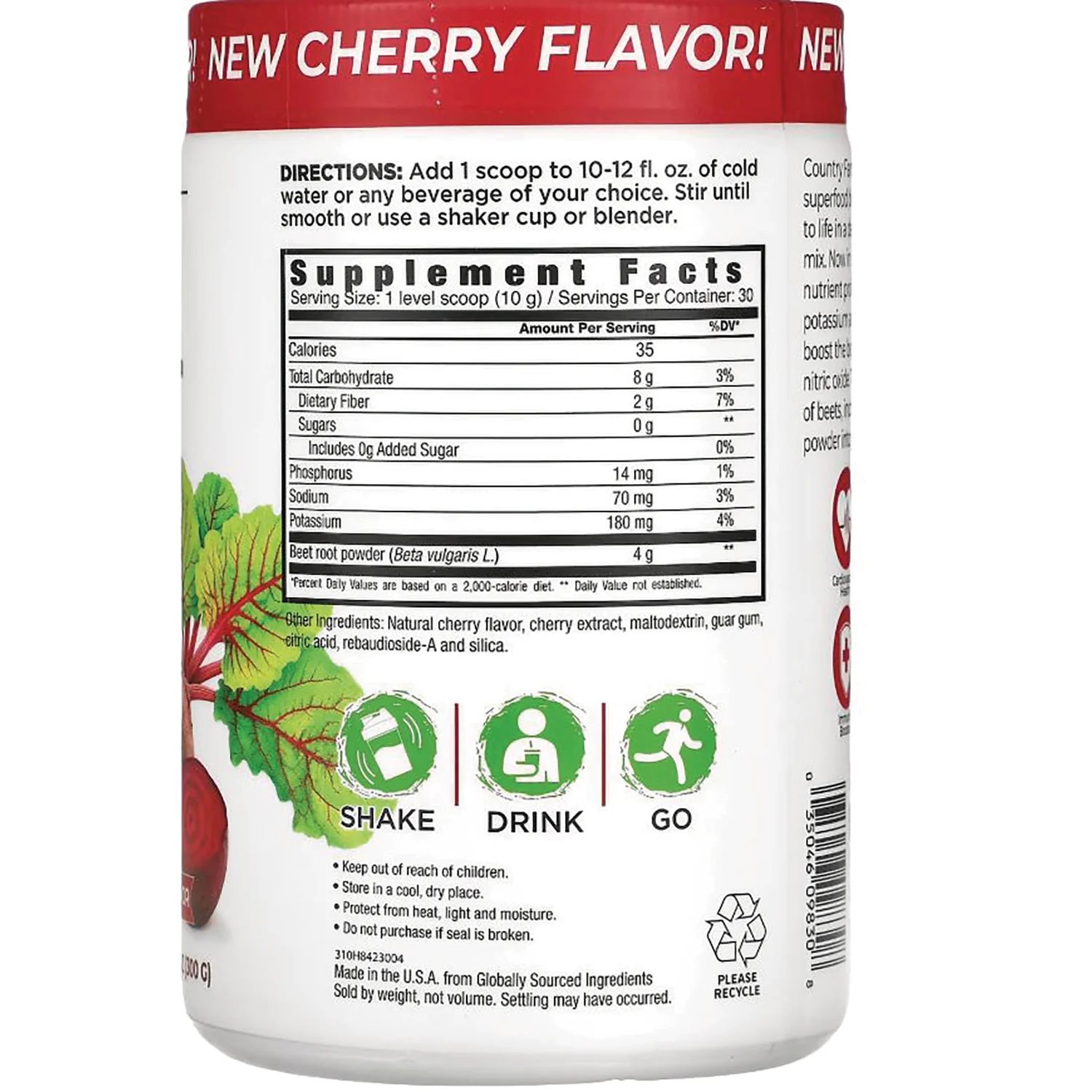Bountiful Beets Whole Food Beet Extract - Cherry - Image 2