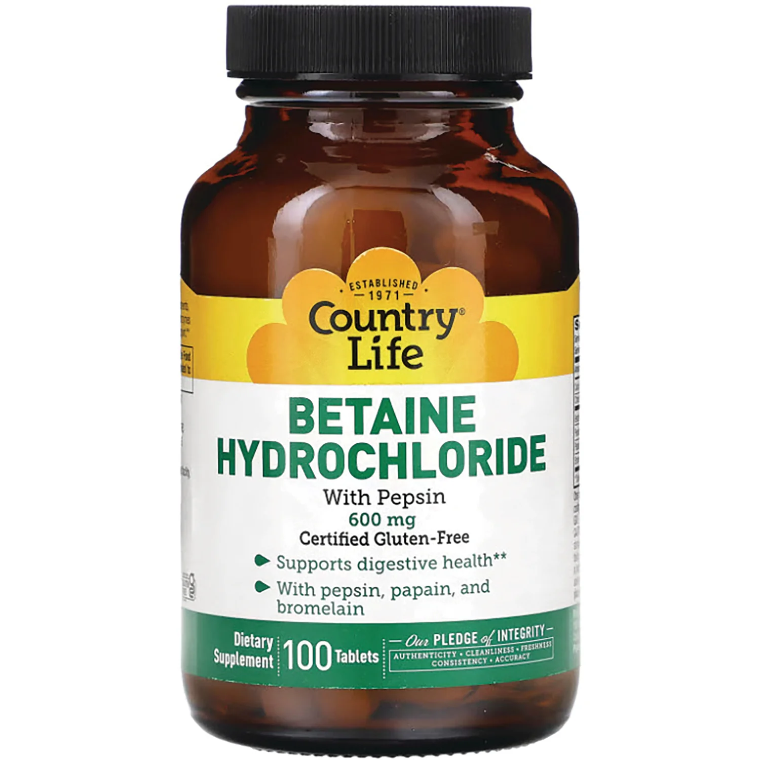 Betaine Hydrochloride with Pepsin - Image 2