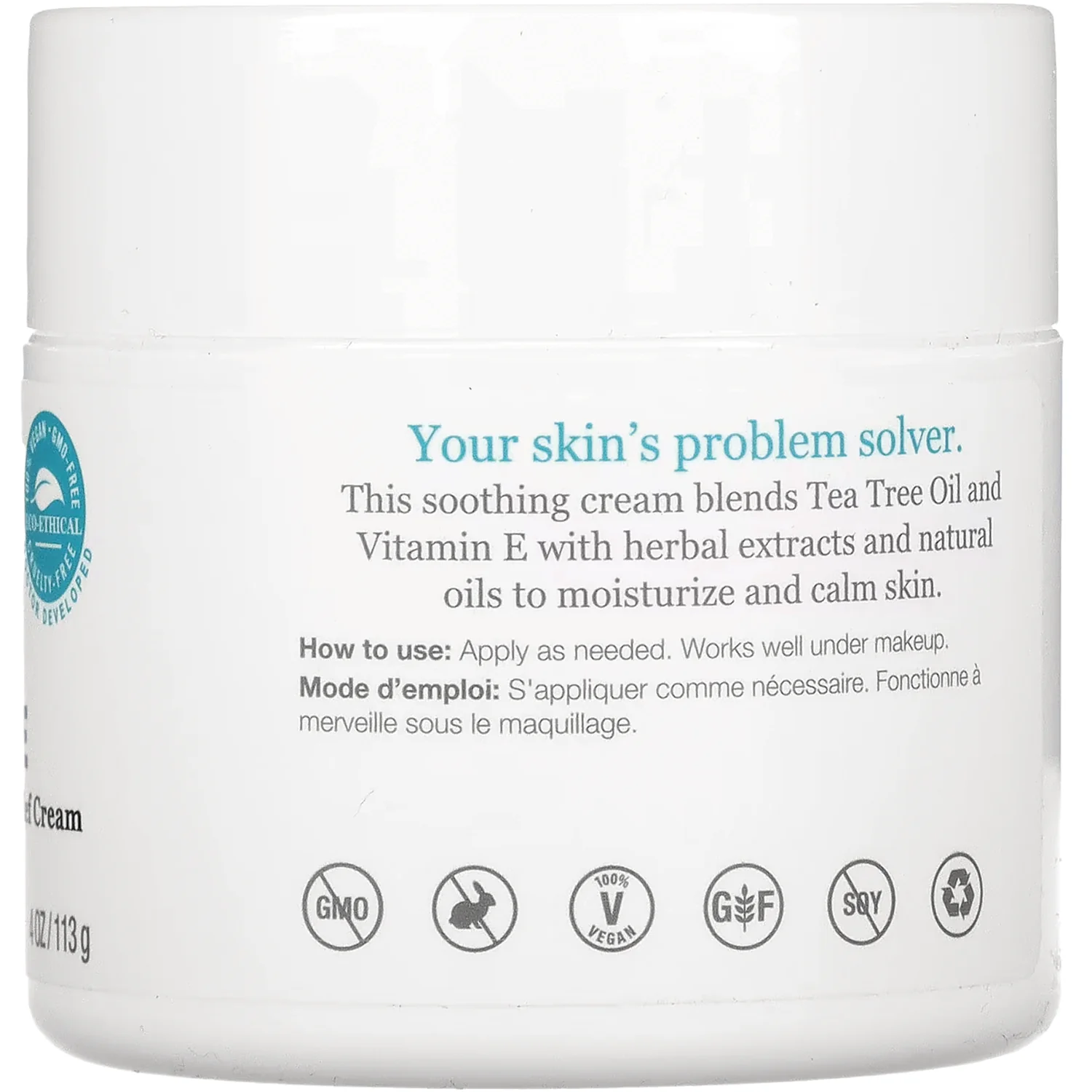 Tea Tree & Vitamin E Relief Cream - Image 3