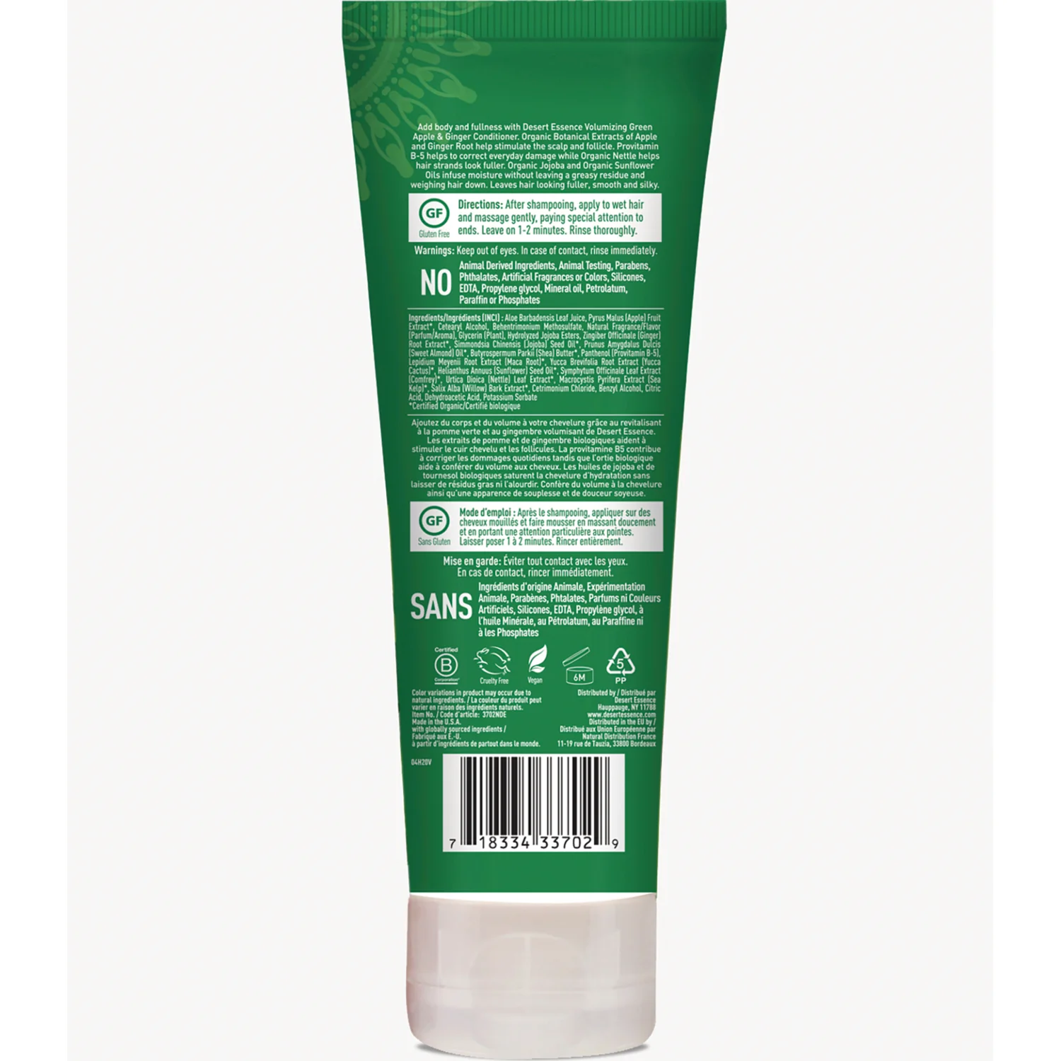 Green Apple & Ginger Conditioner - Image 2