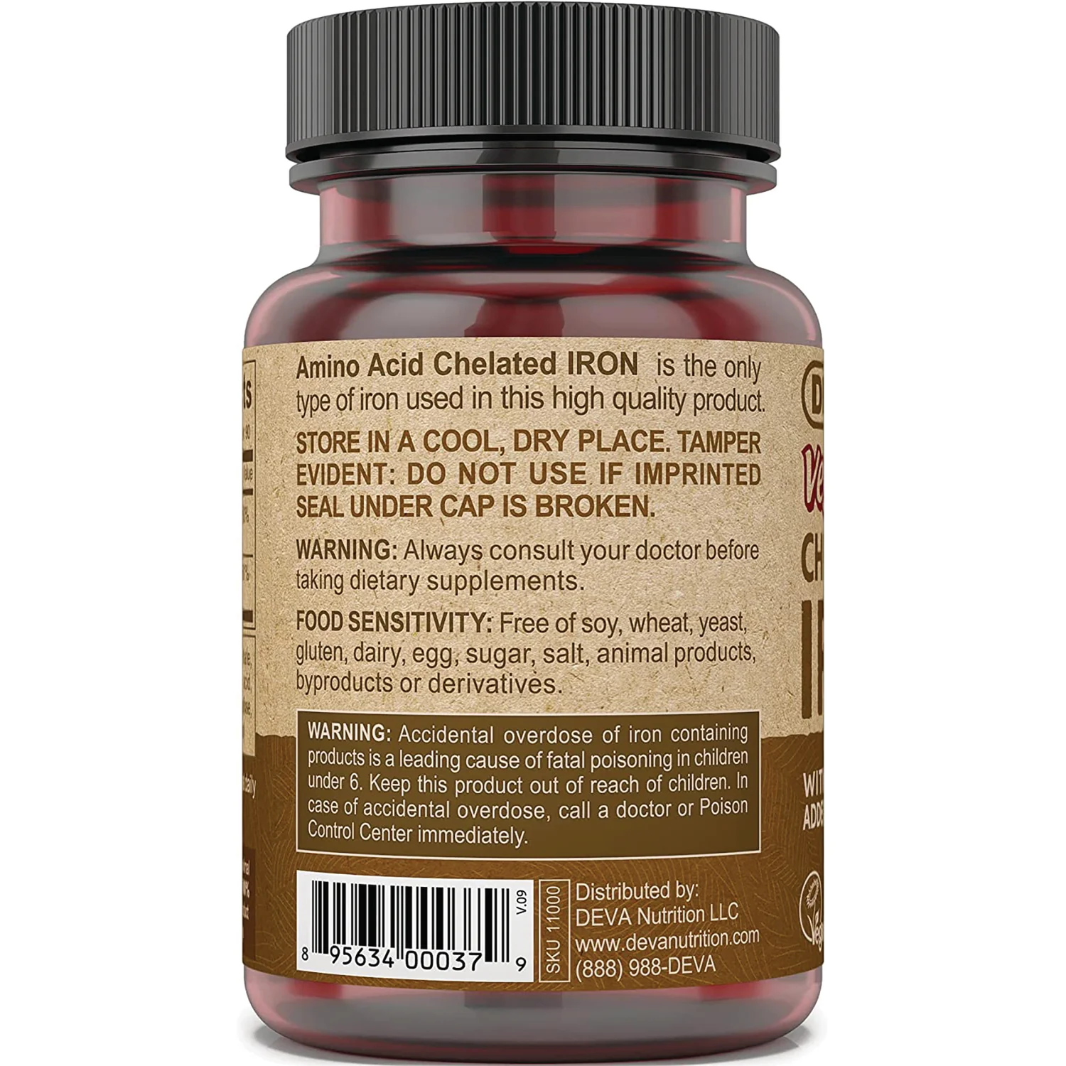 Vegan Chelated Iron with Added B12 - Image 3