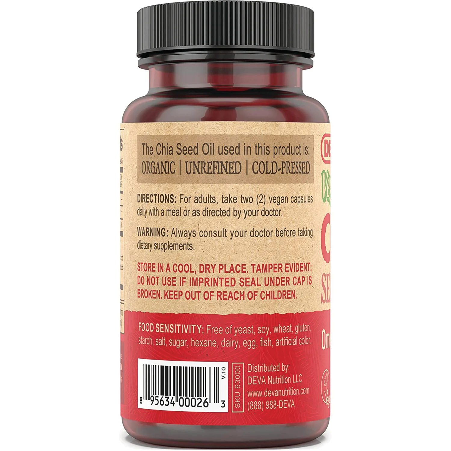 Vegan Chia Seed Oil - Image 3