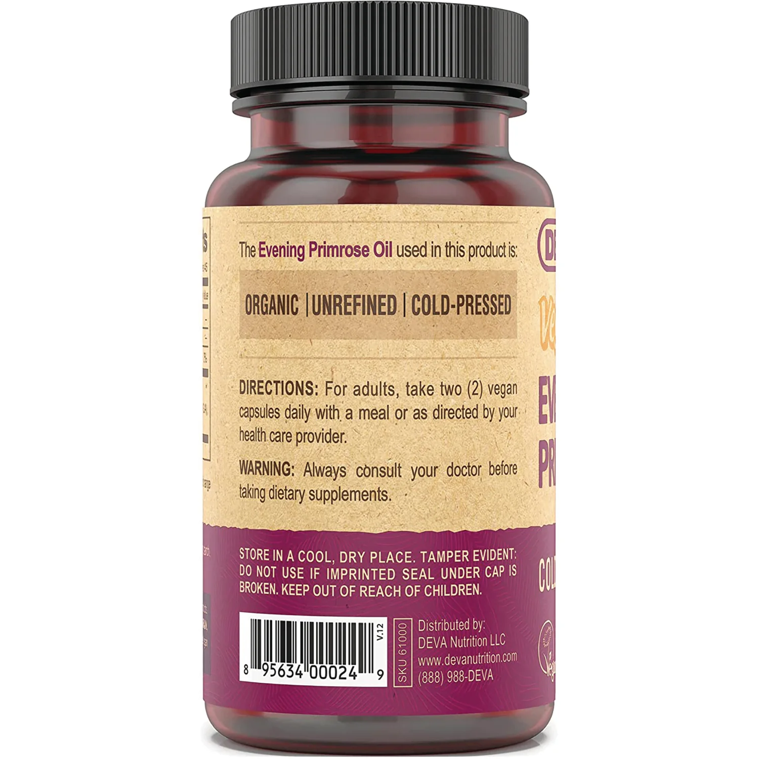 Vegan Evening Primrose Oil - Image 3