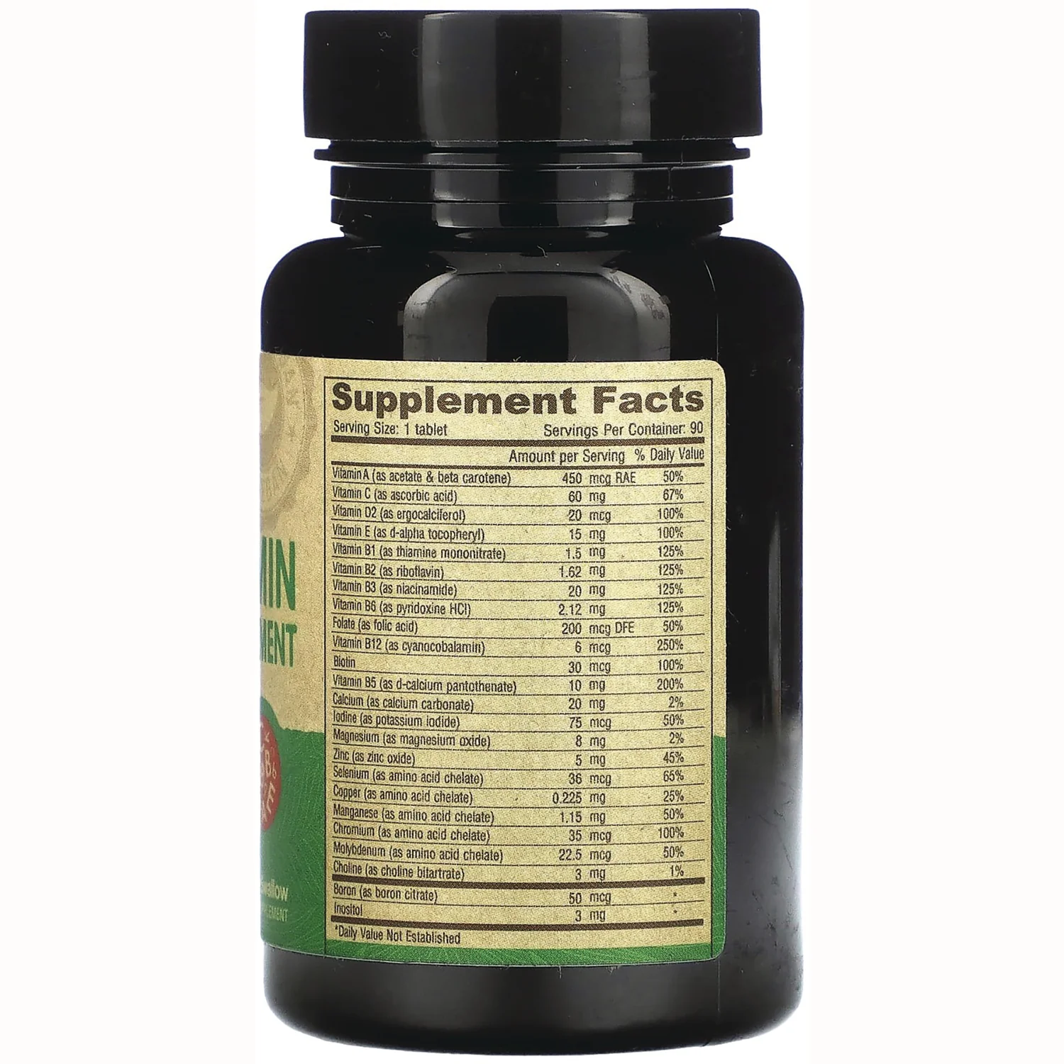 Vegan Multivitamin & Mineral Iron Free Tiny Tablets - Image 2