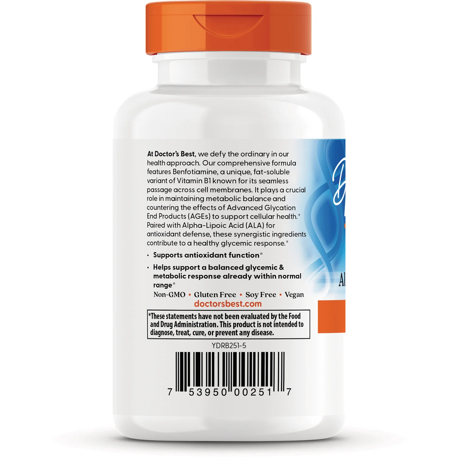 Benfotiamine 150 + Alpha-Lipoic Acid 300 - Image 3