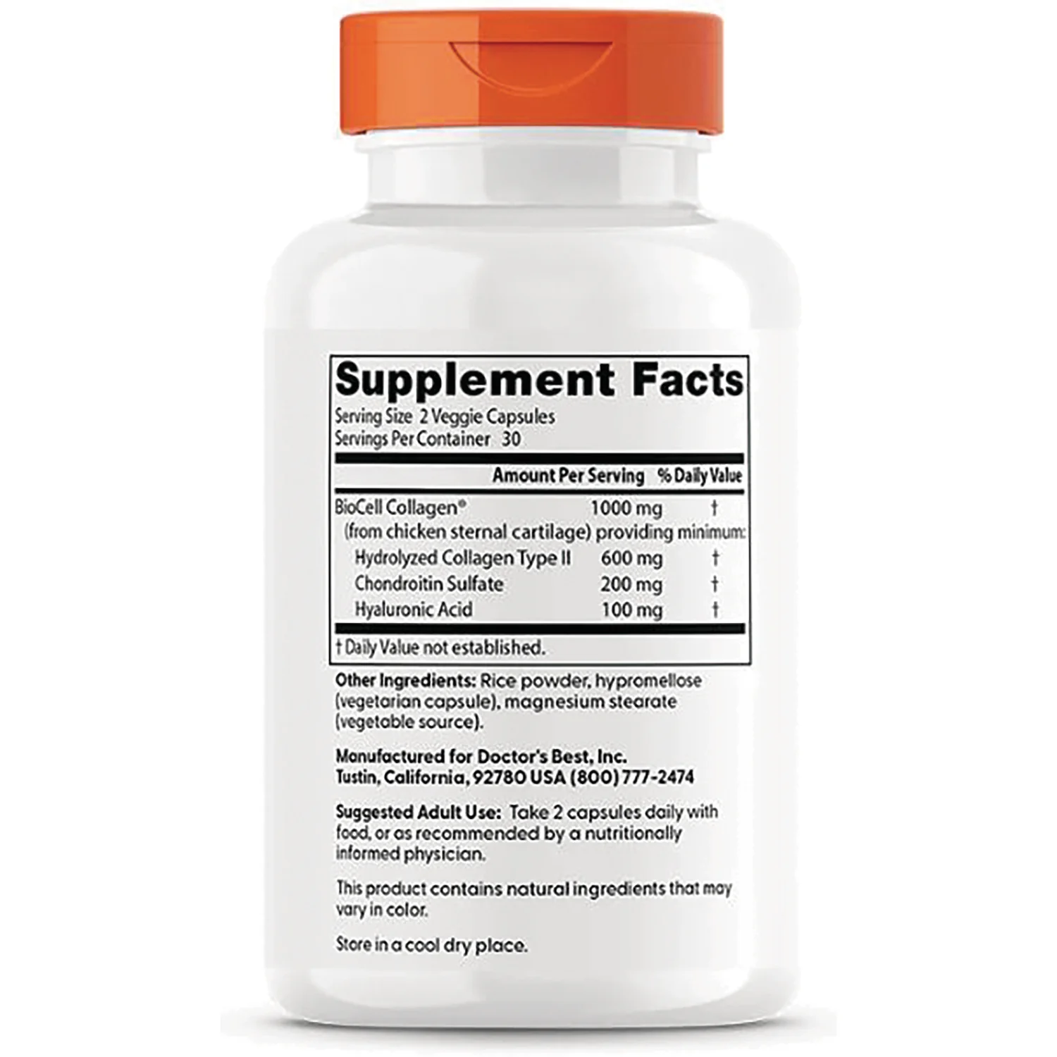 Hyaluronic Acid + Chondroitin Sulfate with BioCell Collagen - Image 2