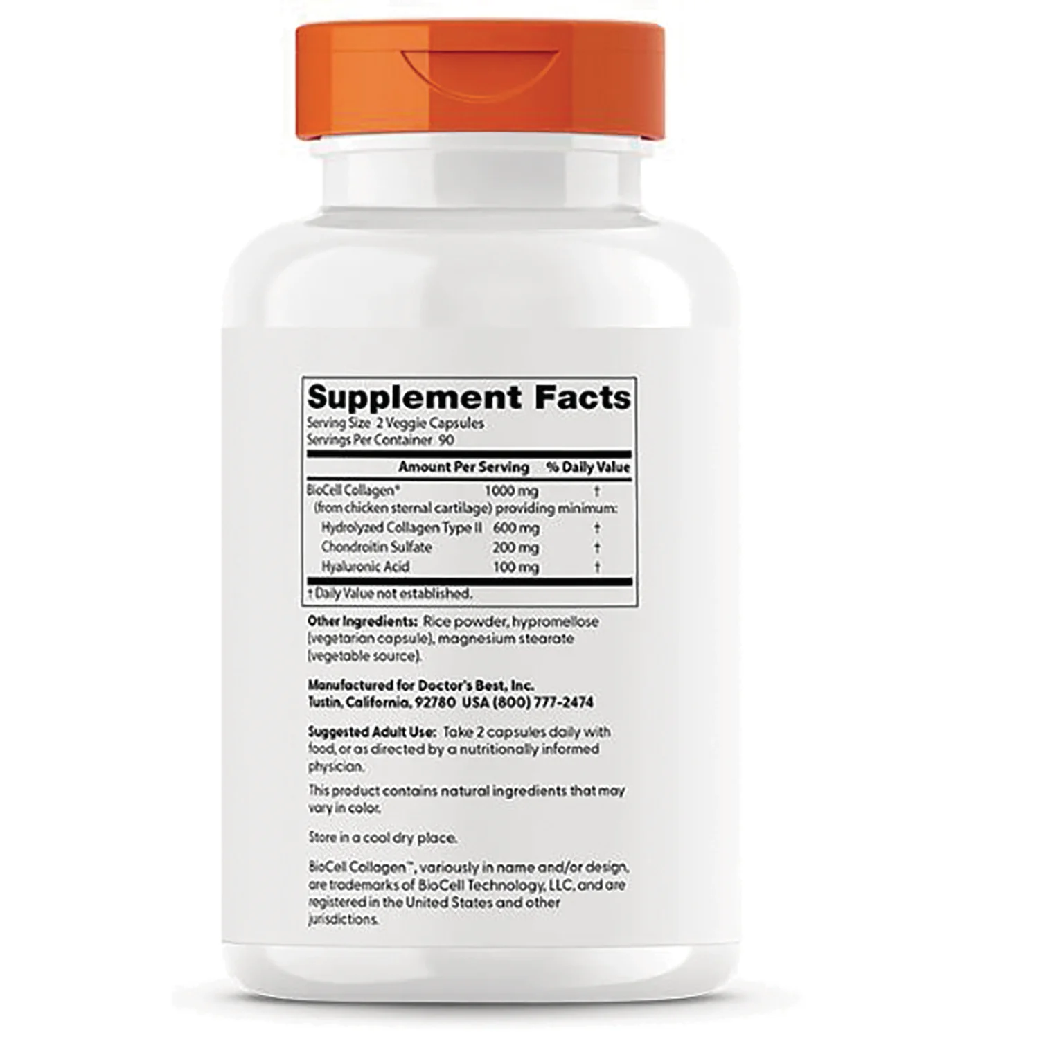 Hyaluronic Acid + Chondroitin Sulfate with BioCell Collagen - Image 2