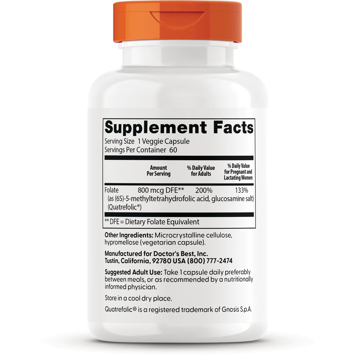 Fully Active Folate 800 with Quatrefolic - Image 2