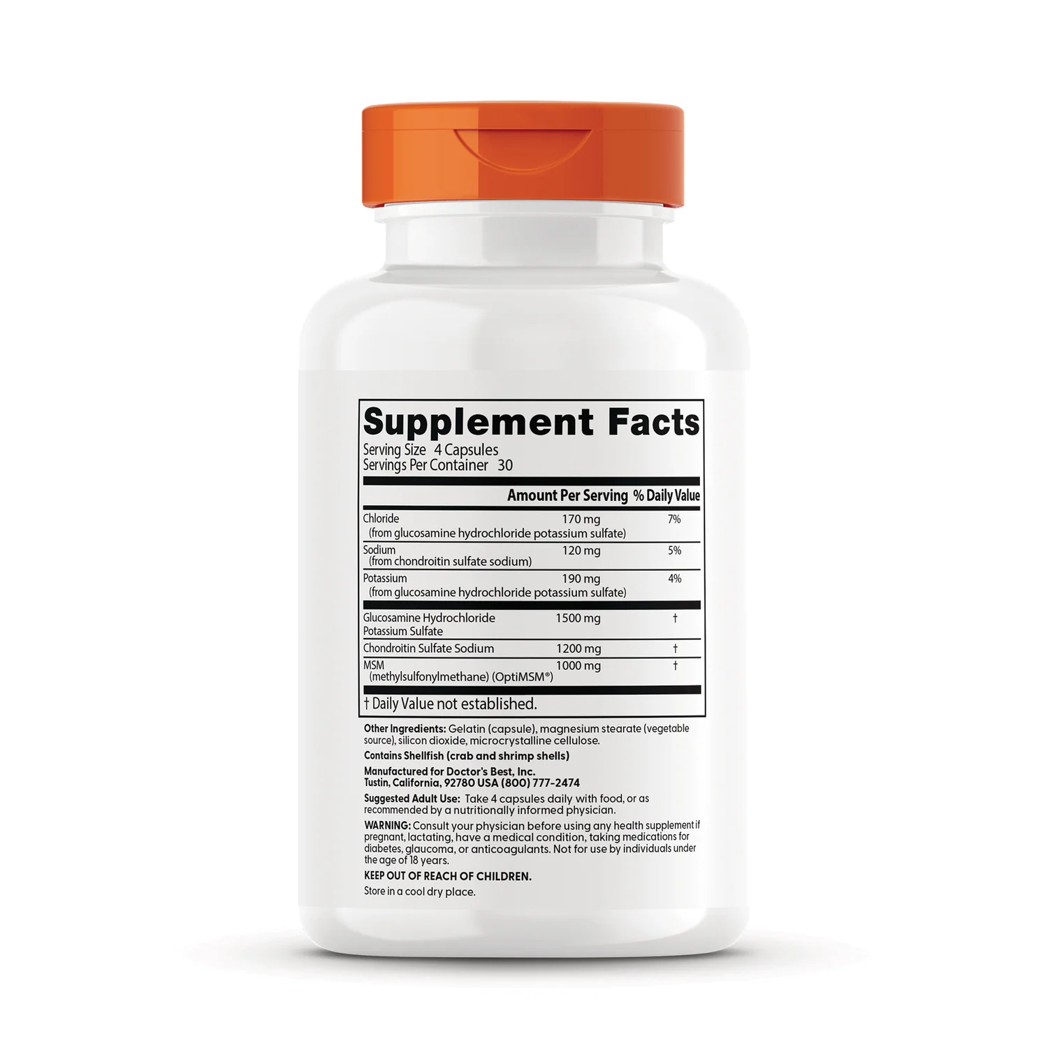 Glucosamine Chondroitin MSM with OptiMSM - Image 2