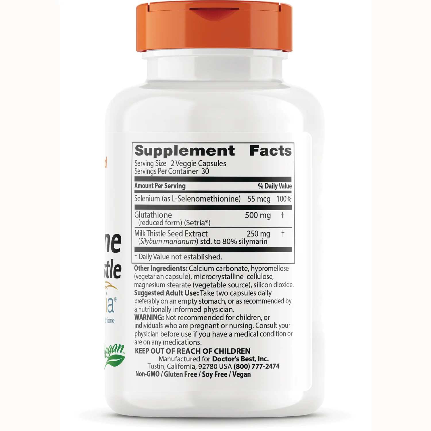 Glutathione + Milk Thistle with Setria - Image 2